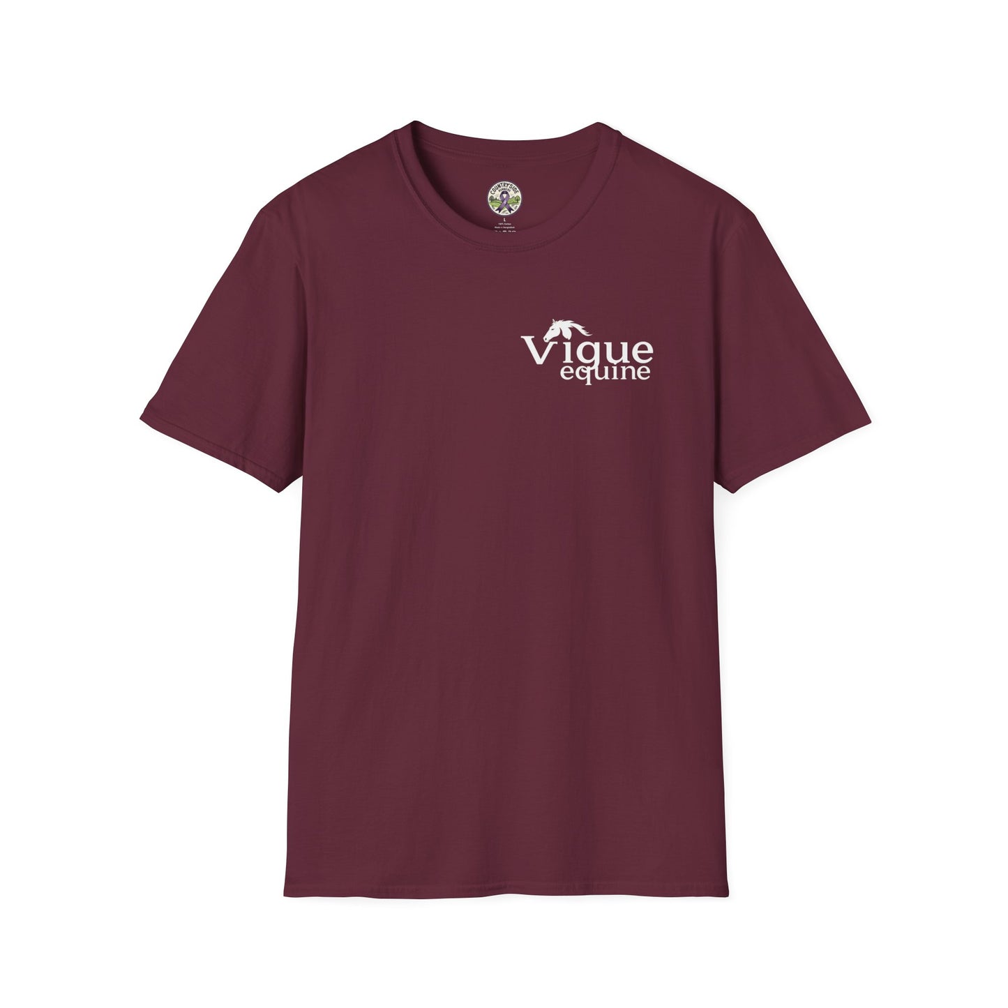 Vigue Equine LLC Merch for Countryside Runners- soft style t-shirt