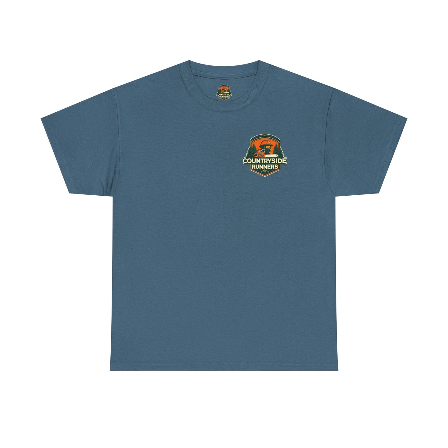 Blue collar line- Timber Tech Unisex Heavy Cotton Tee - Casual Nature Shirt, Outdoor Adventure Tee, Gifts for Forest Lovers, Eco-Friendly Apparel, Summer Wear