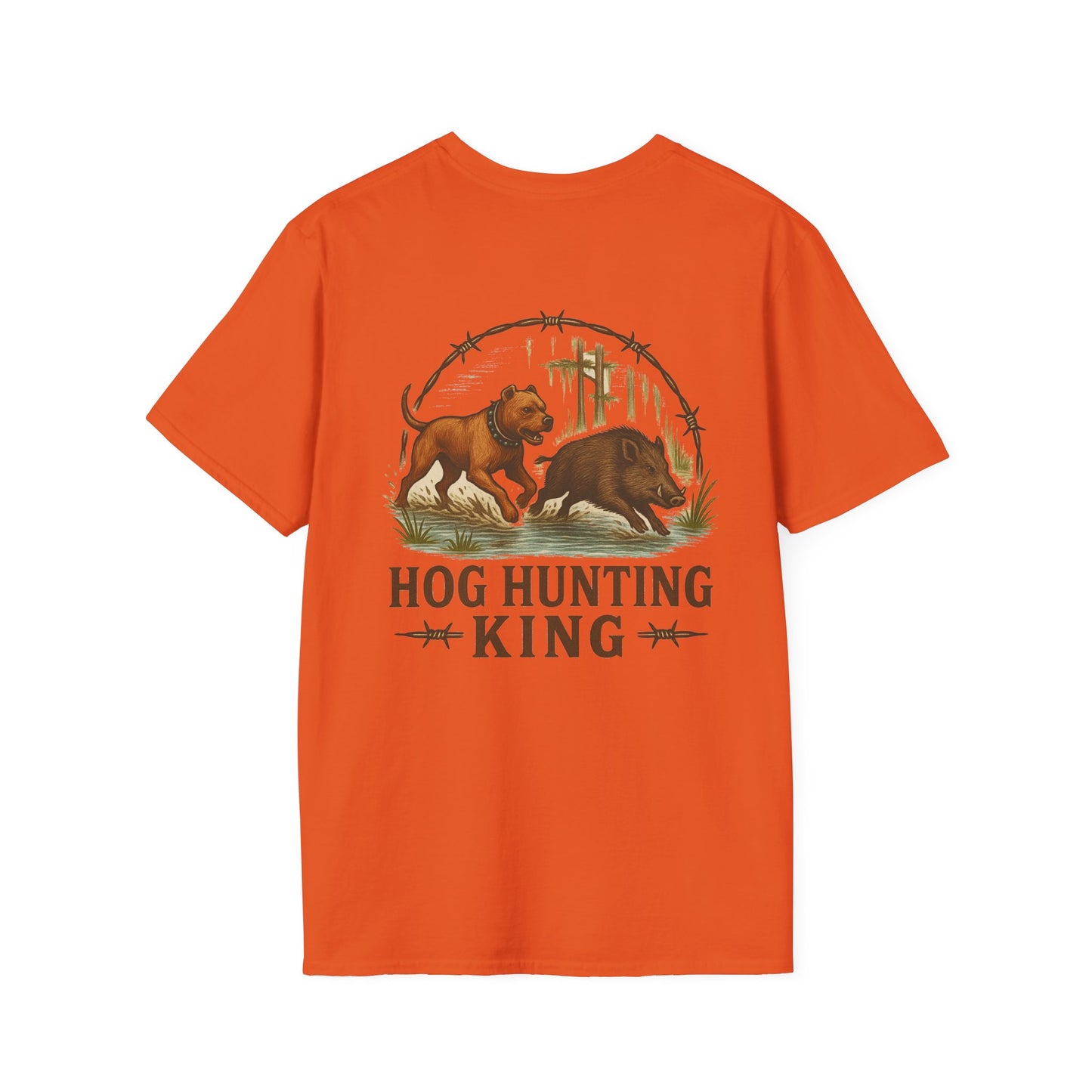 T-Shirt - Hog Hunting King Catch Dog Love
