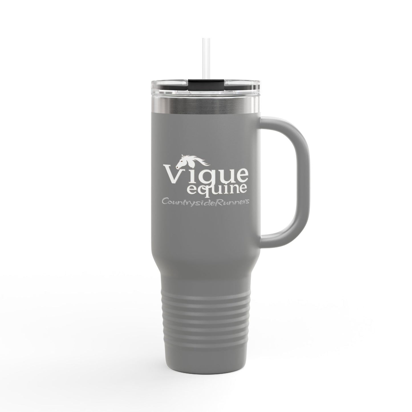 40 OZ Vigue Equine Insulated Travel Mug, 40oz - Perfect for Outdoor Adventures, Coffee Lovers, Gifts, Road Trips