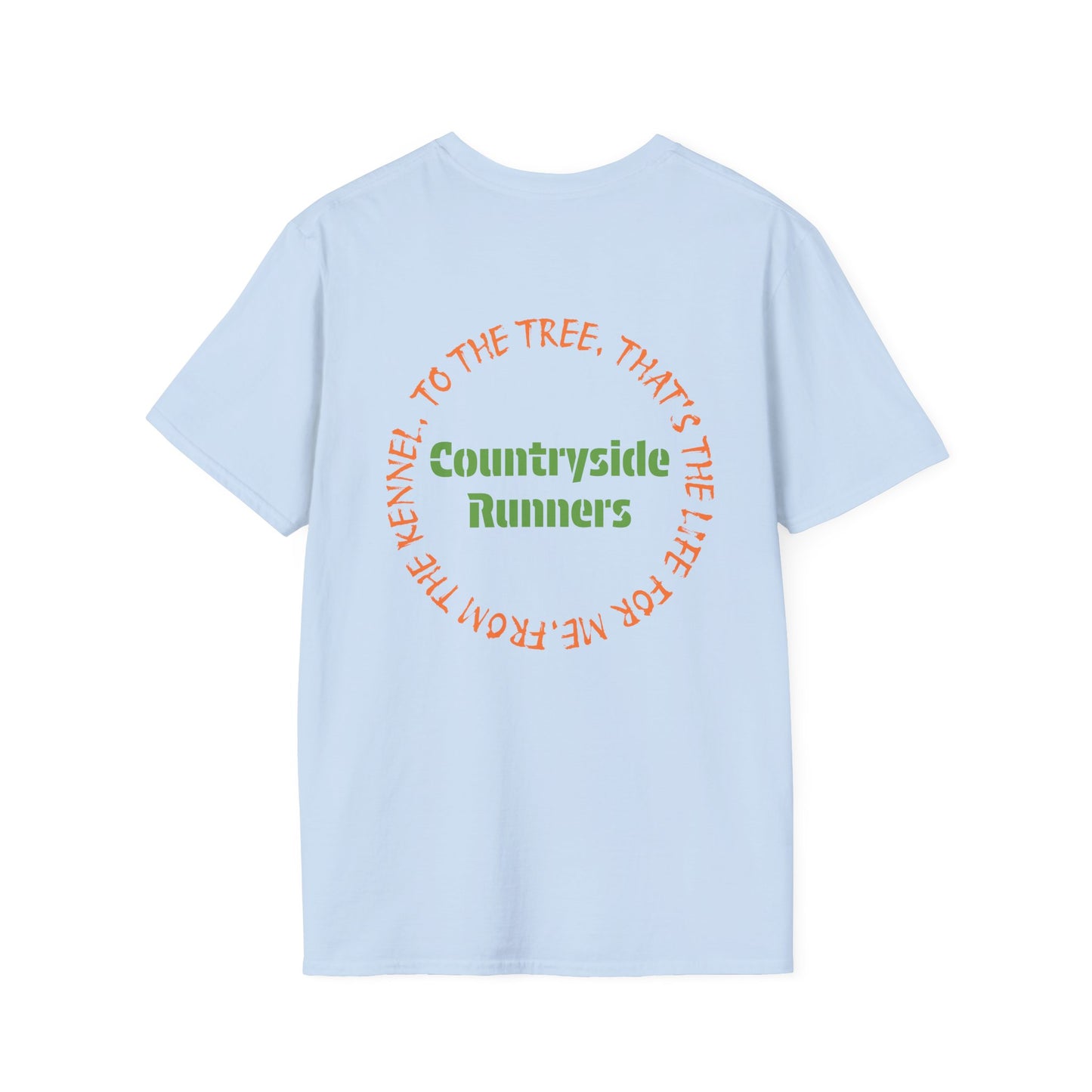 Kennel To Tree Life For Me Countryside Runners brand T-shirt