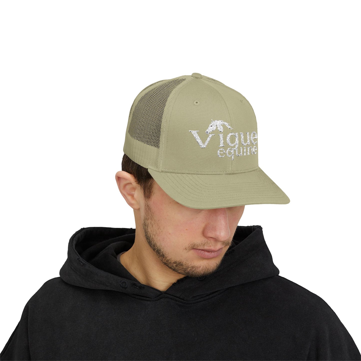 Vigue equine LLC Equestrian Snapback Trucker Cap, Adjustable Horse Rider Hat, Outdoor Sports Cap, Gift for Horse Lovers, Fun Western Style Headwear