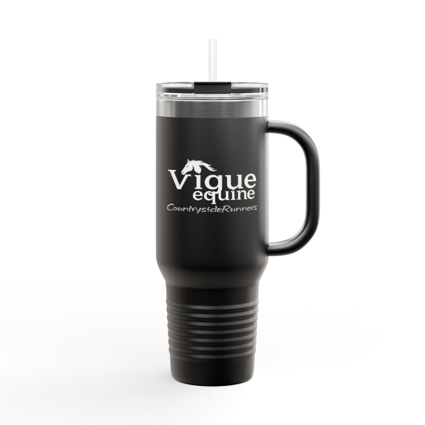 40 OZ Vigue Equine Insulated Travel Mug, 40oz - Perfect for Outdoor Adventures, Coffee Lovers, Gifts, Road Trips