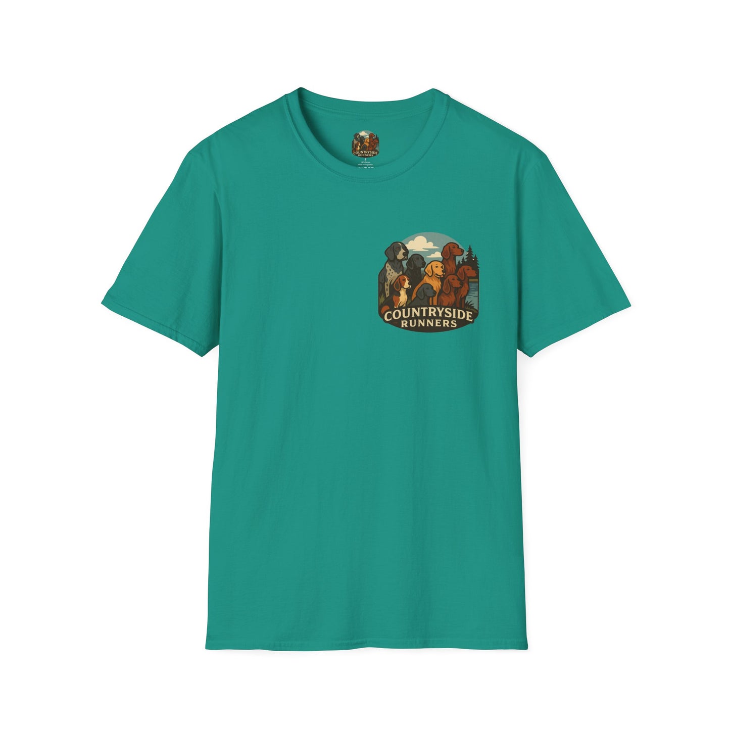 Dog Runners T-Shirt, Perfect Gift for Hunters, Outdoor Enthusiasts, Casual Wear, Wildlife Lovers, Adventure Apparel