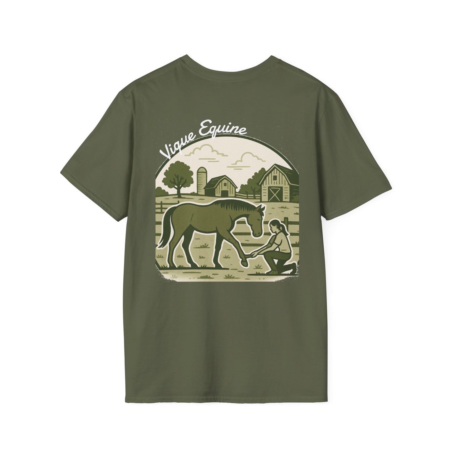 Vigue Equine LLC Merch for Countryside Runners- soft style t-shirt
