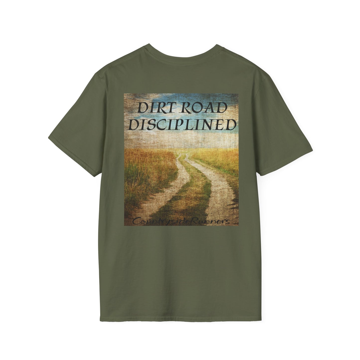 Dirt Road Disciplined Countryside Runners brand T-shirt
