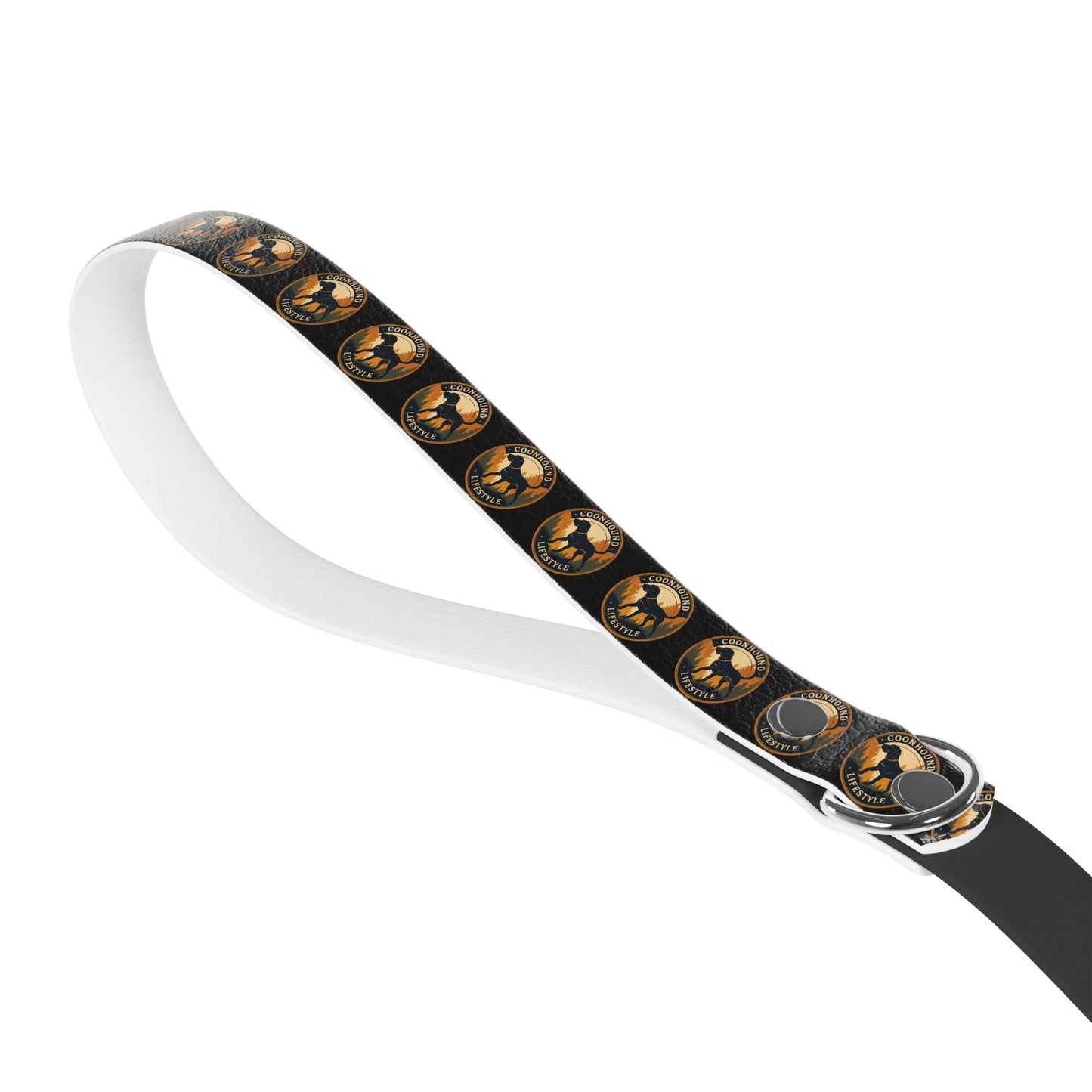 Stylish Dog Leash for Trendy Pet Owners, Black Leather Leash, Animal Lover Gift, Dog Walking Accessory, Pet Care Essentials