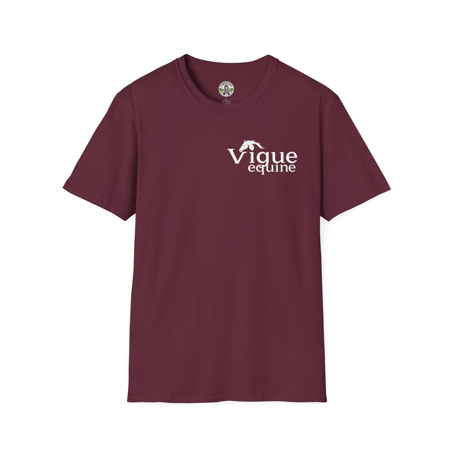 Vigue Equine LLC Merch for Countryside Runners- soft style t-shirt