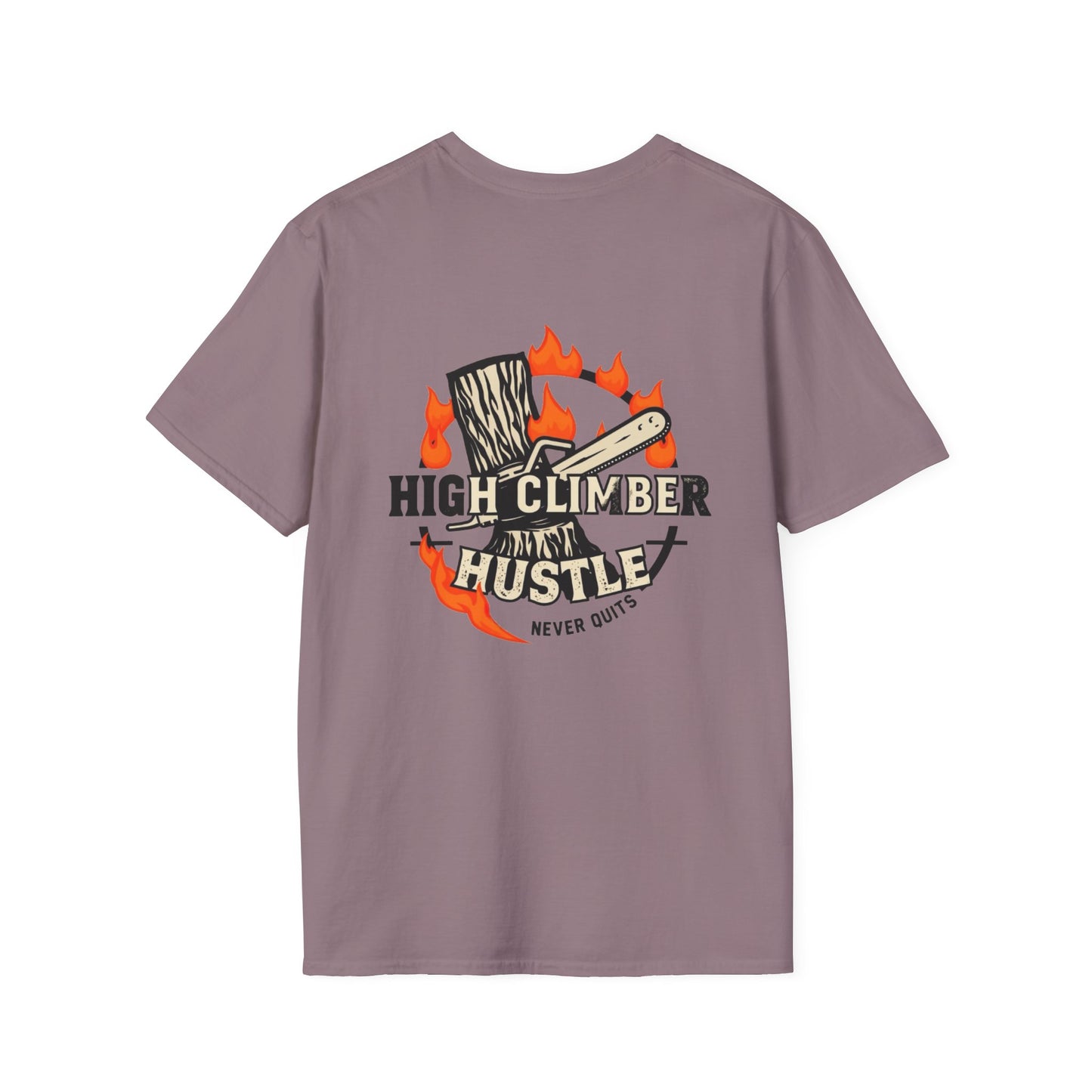 High climber hustle blue collar built Unisex T-Shirt - Blue Collar Countryside Runners Merch