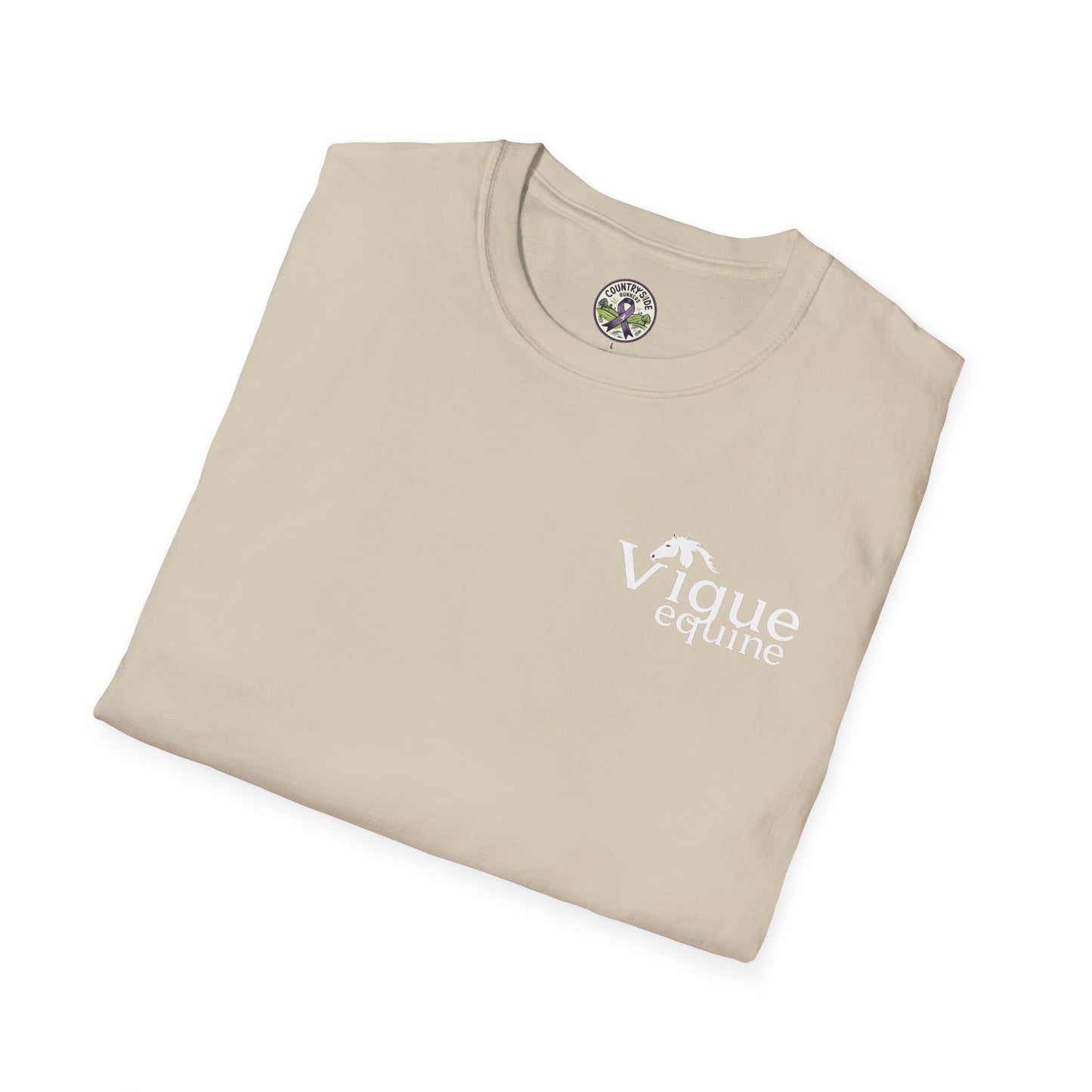 Vigue Equine LLC Merch for Countryside Runners- soft style t-shirt