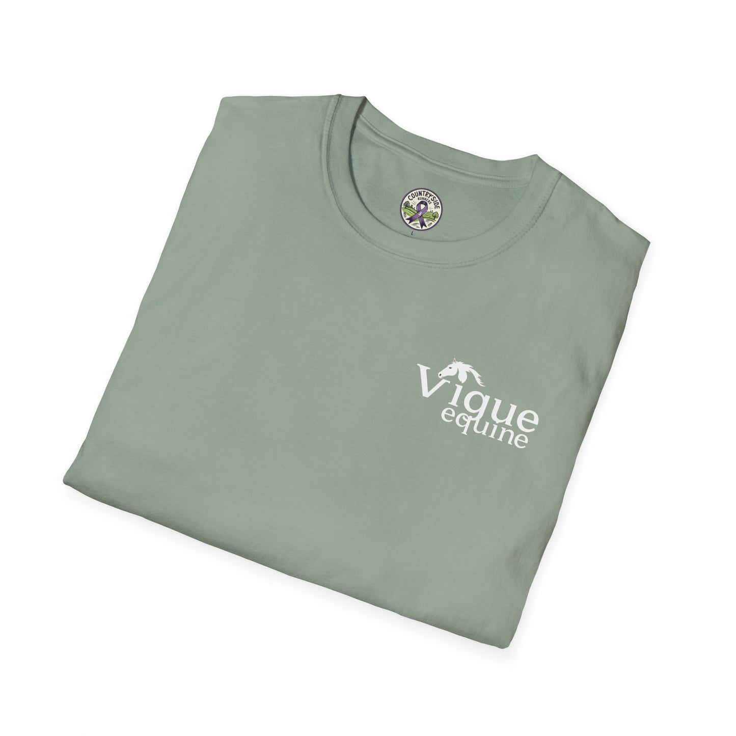 Vigue Equine LLC Merch for Countryside Runners- soft style t-shirt