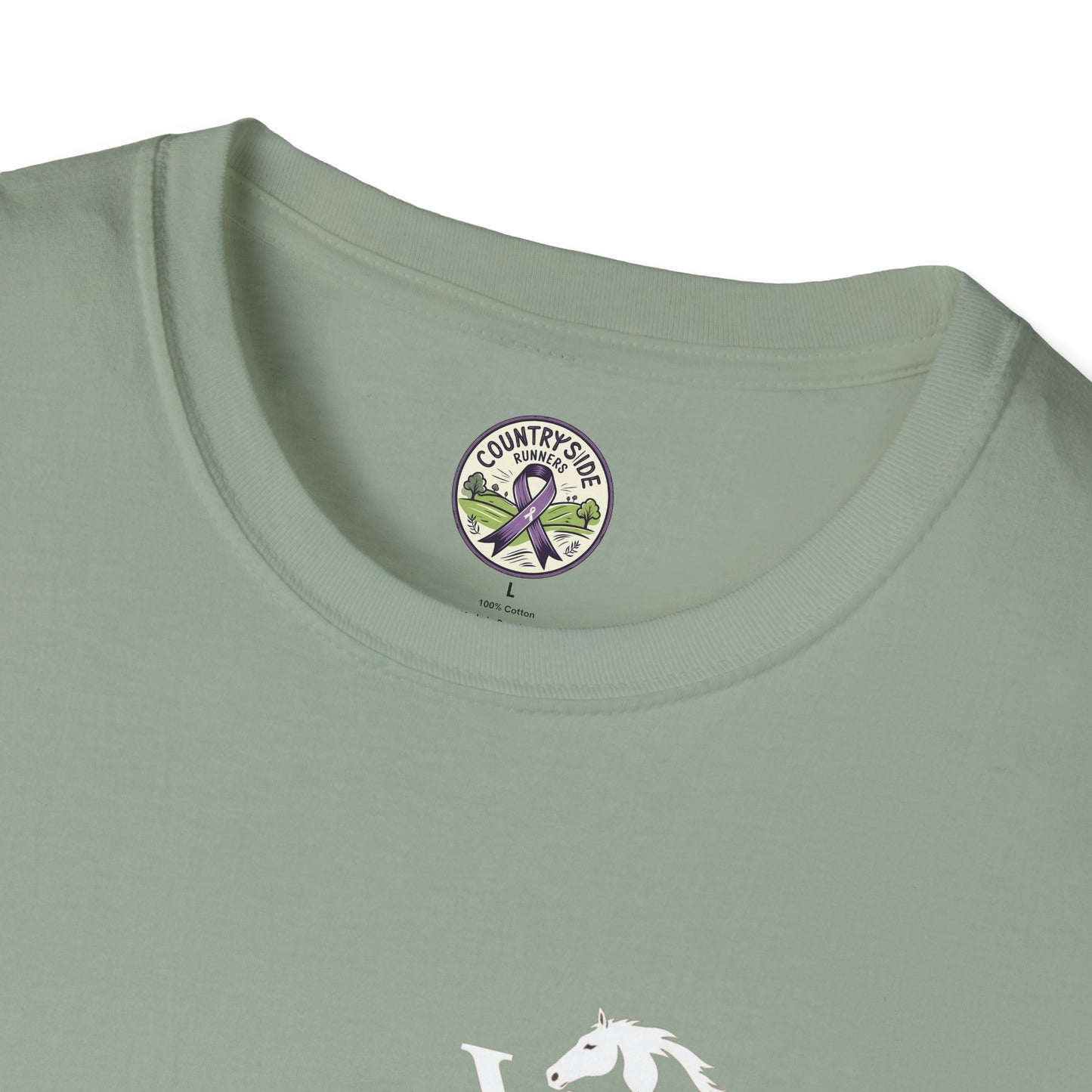 Vigue Equine LLC Merch for Countryside Runners- soft style t-shirt