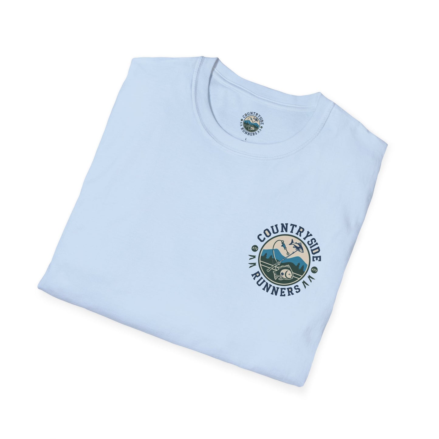 Adventure-Themed Unisex Softstyle T-Shirt, Fishing Tee, Outdoor Enthusiasts, Gift for Him, Nature Lover's Apparel
