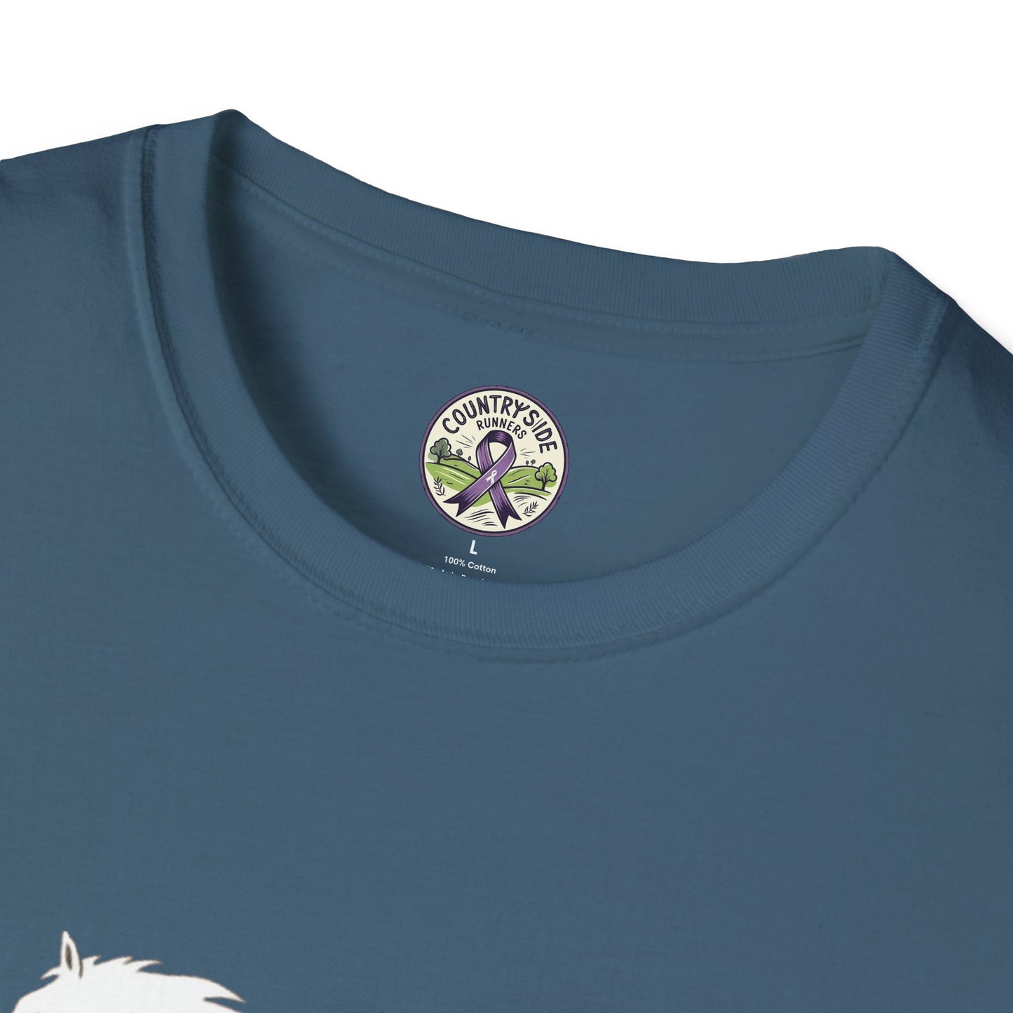 Vigue Equine LLC Merch for Countryside Runners- soft style t-shirt