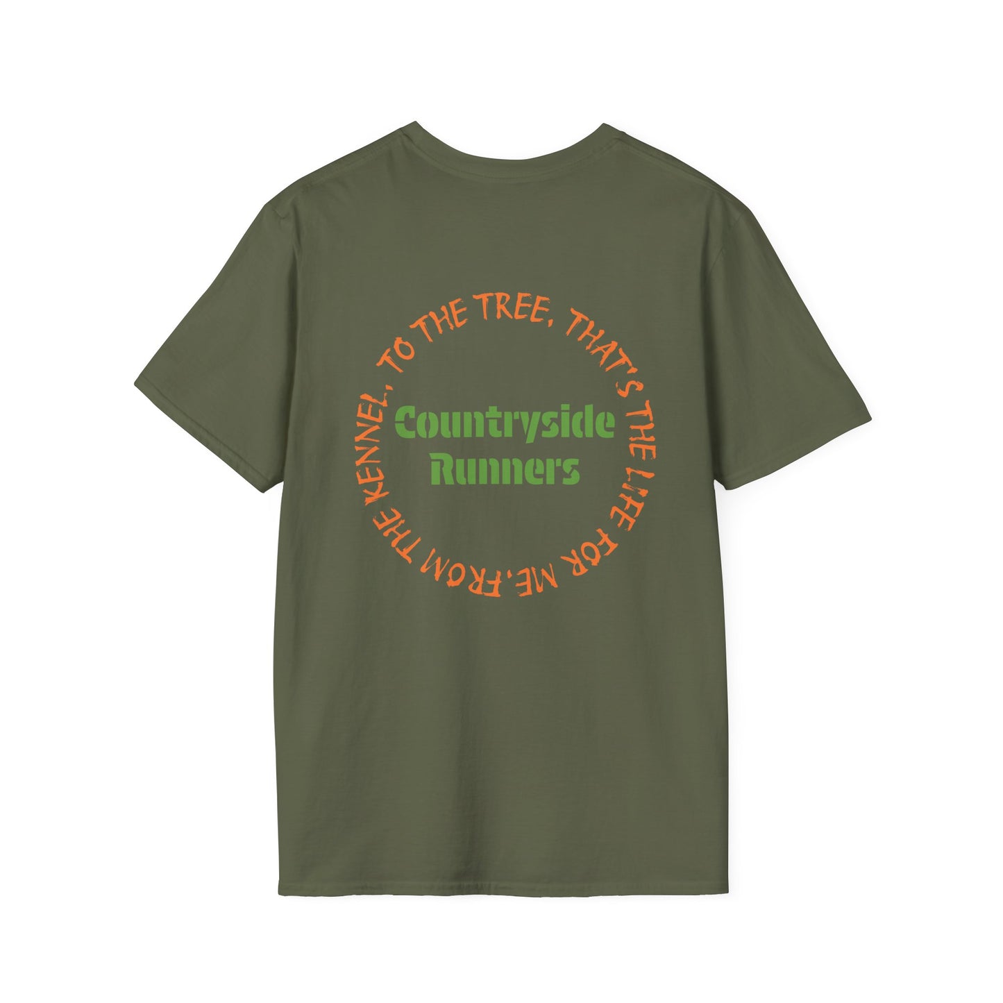 Kennel To Tree Life For Me Countryside Runners brand T-shirt