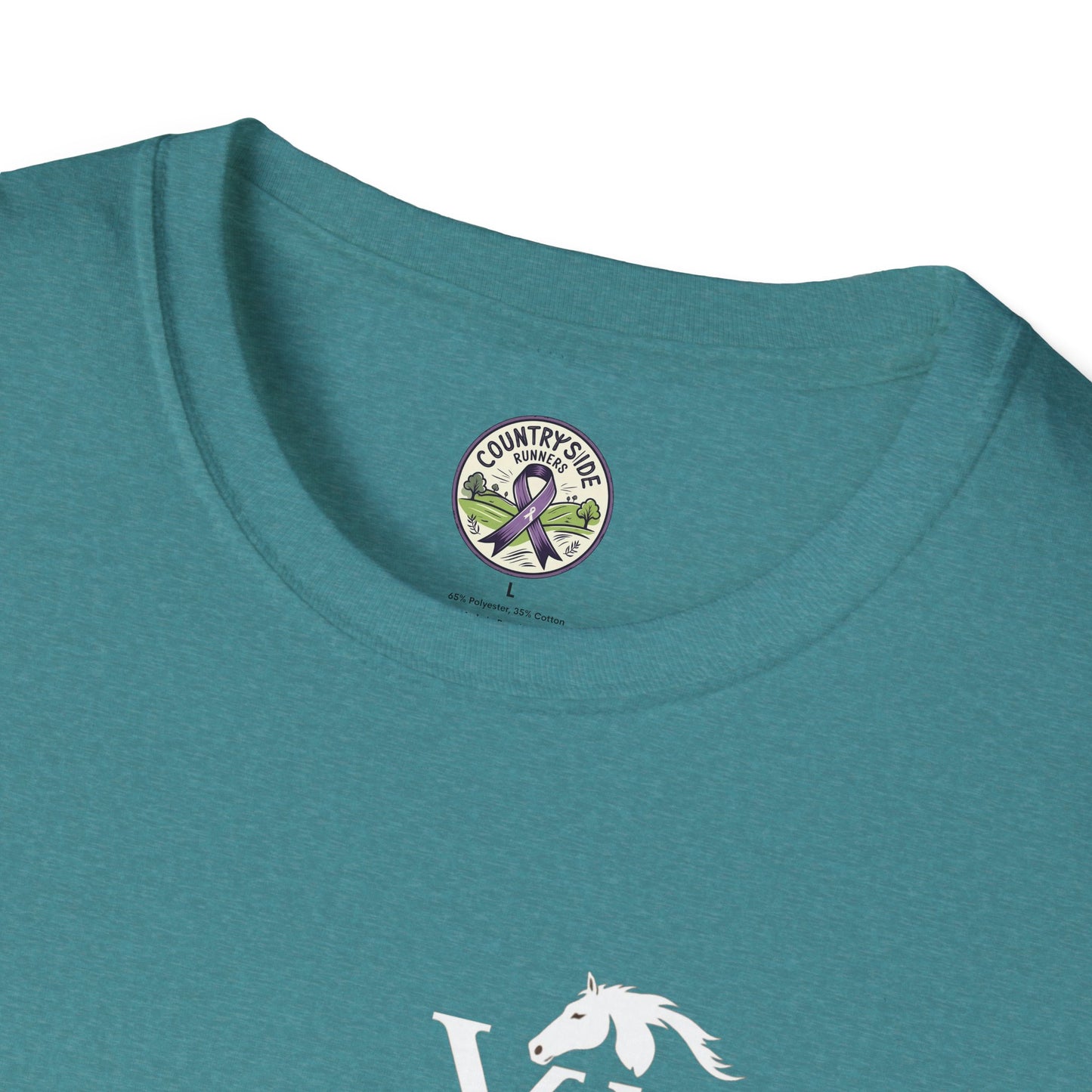 Vigue Equine LLC Merch for Countryside Runners- soft style t-shirt
