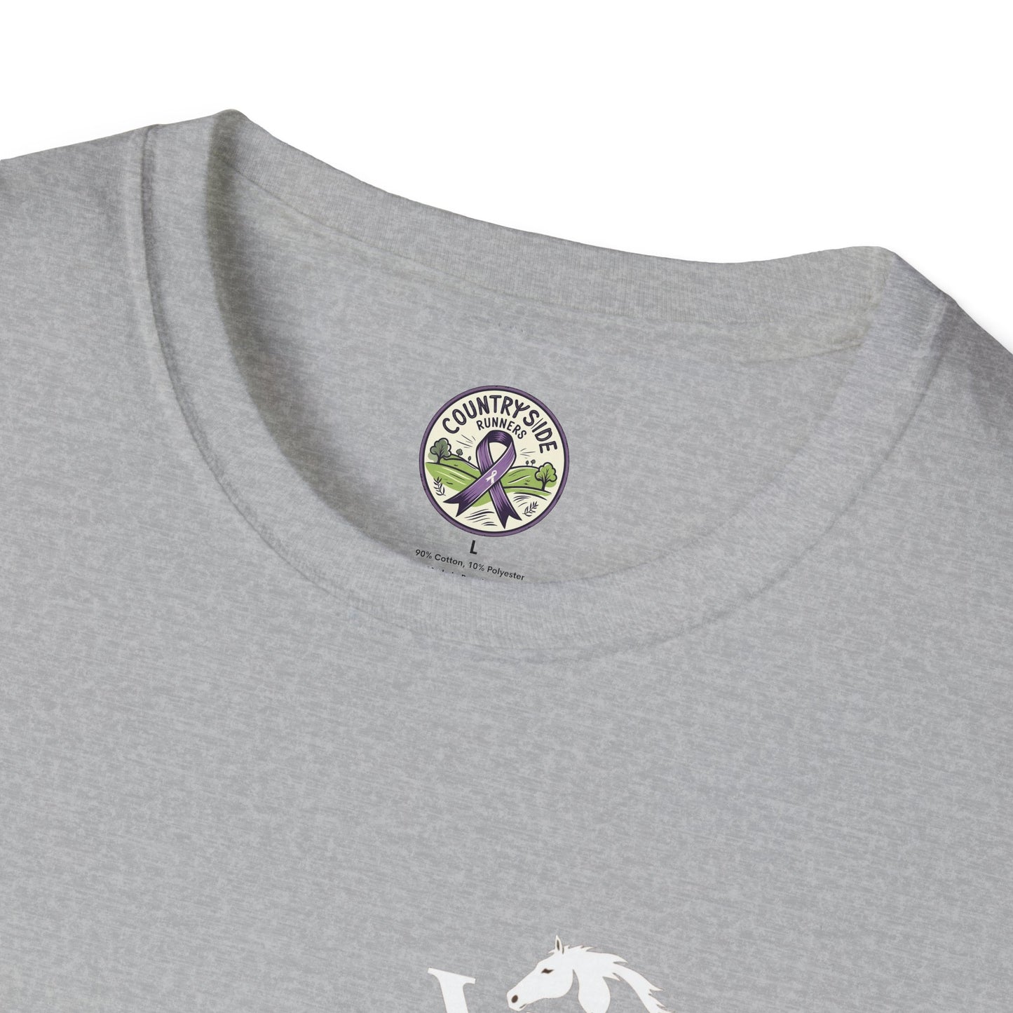 Vigue Equine LLC Merch for Countryside Runners- soft style t-shirt