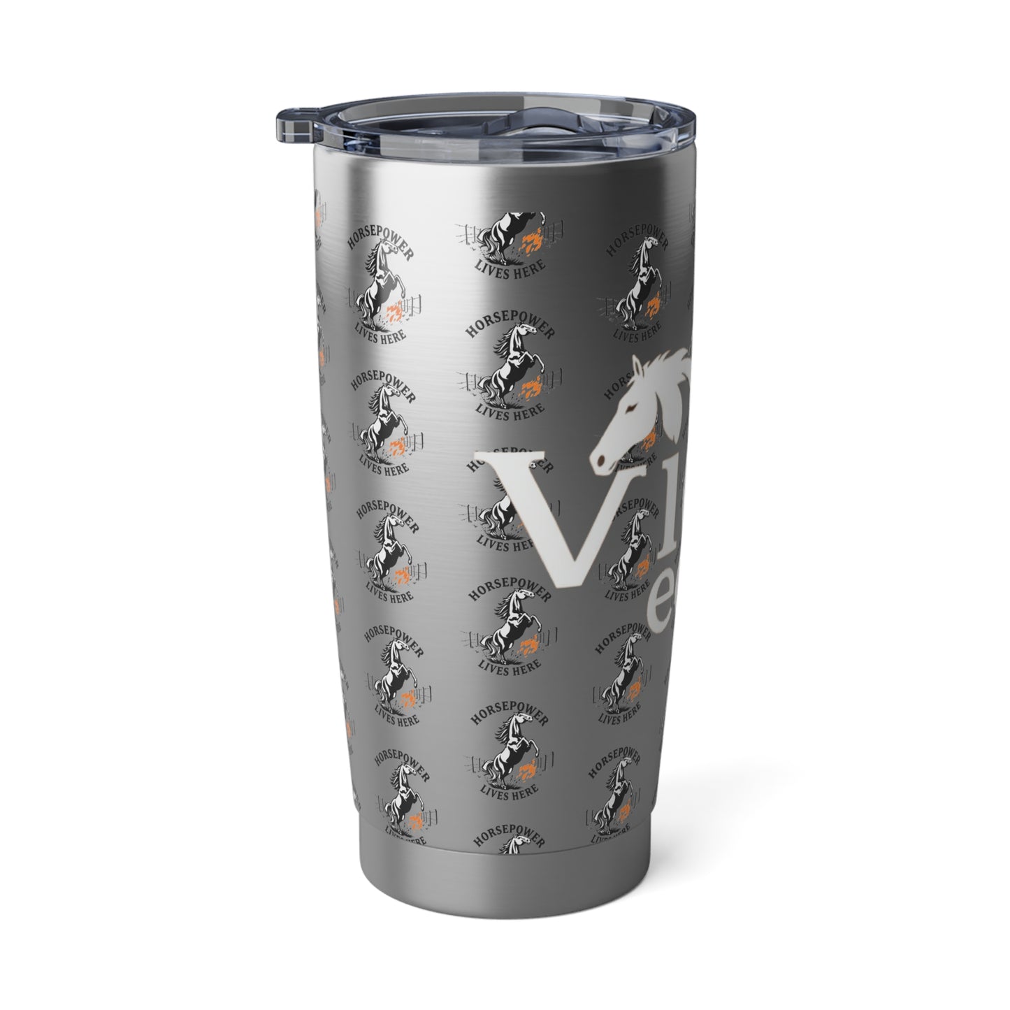 Vigue Equine Vagabond 20oz Tumbler - Horse Lover Travel Mug, Gift for Riders, Equestrian Decor, Durable Insulated Drinkware
