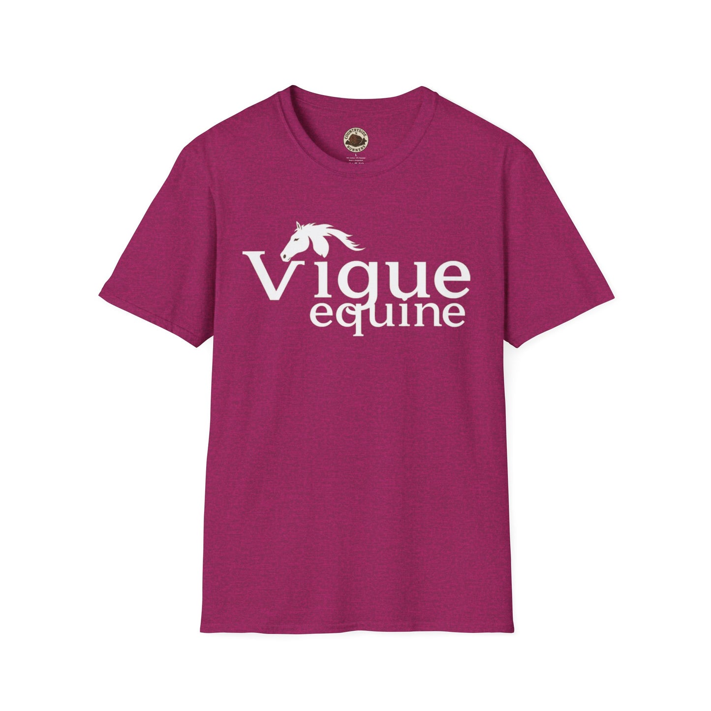 Vigue Equine Tips Hat Unisex T-Shirt - Equestrian Design