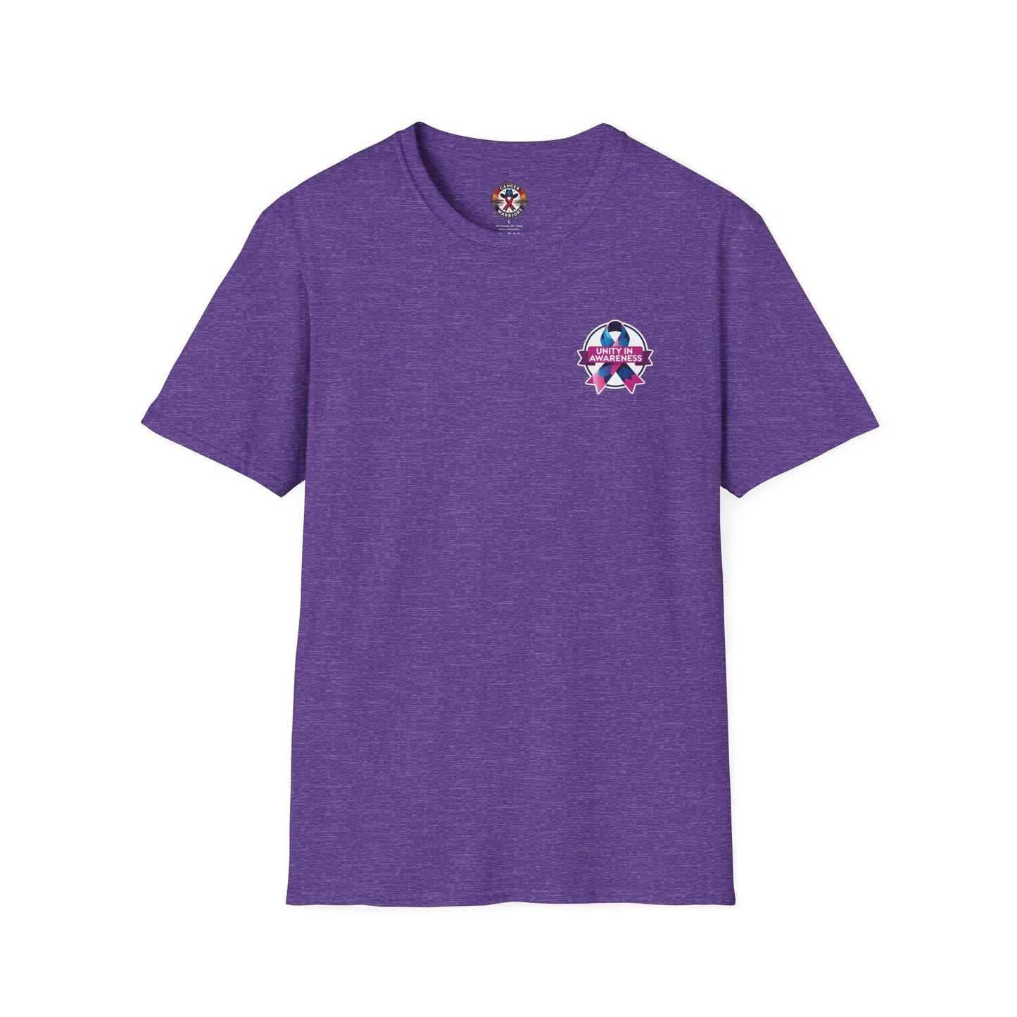 Cancer Warriors Unisex T-Shirt | Softstyle Tee for Support & Awareness, Gift for Fighters, Survivors, Fundraisers, Motivational Wear