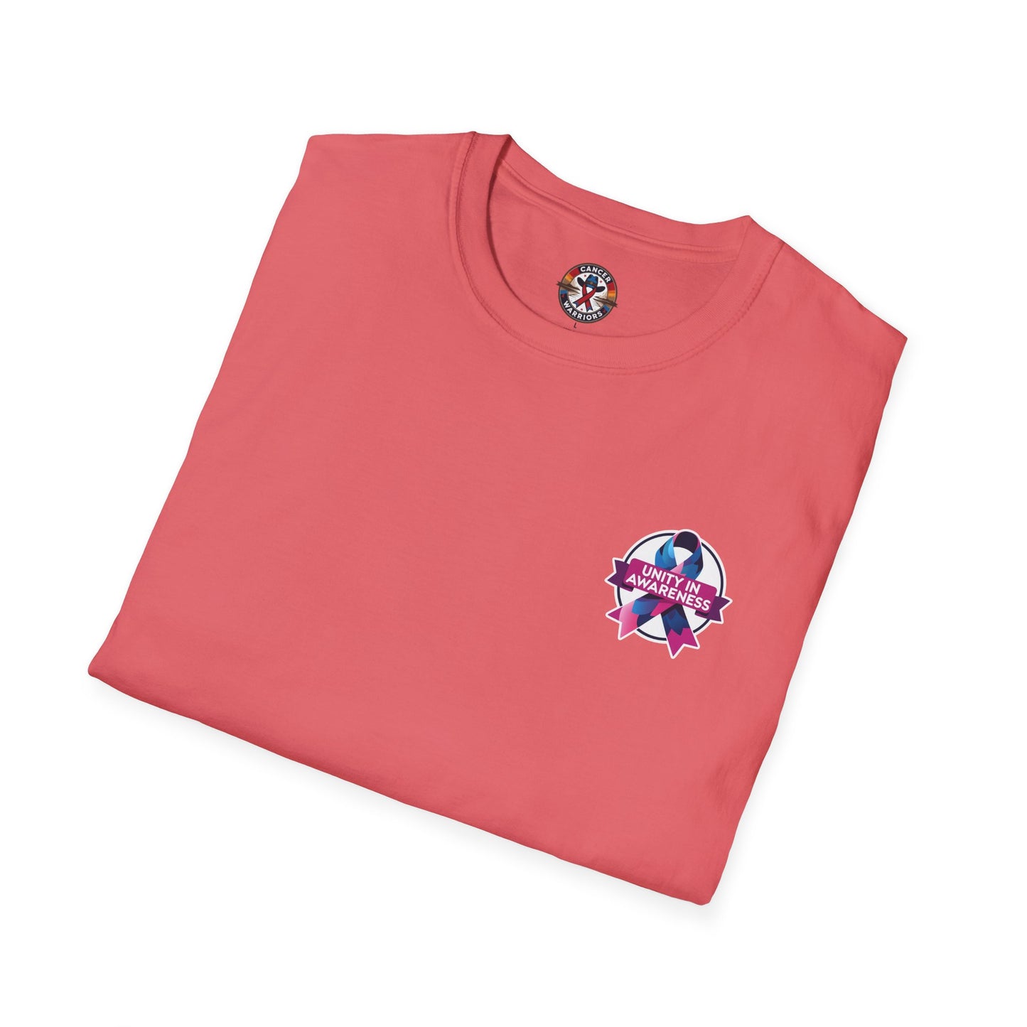 Cancer Warriors Unisex T-Shirt | Softstyle Tee for Support & Awareness, Gift for Fighters, Survivors, Fundraisers, Motivational Wear