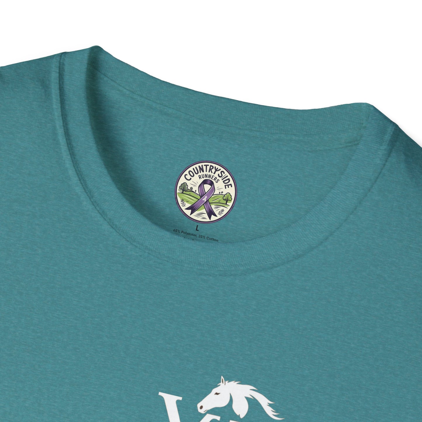 Vigue Equine LLC Merch for Countryside Runners- soft style t-shirt