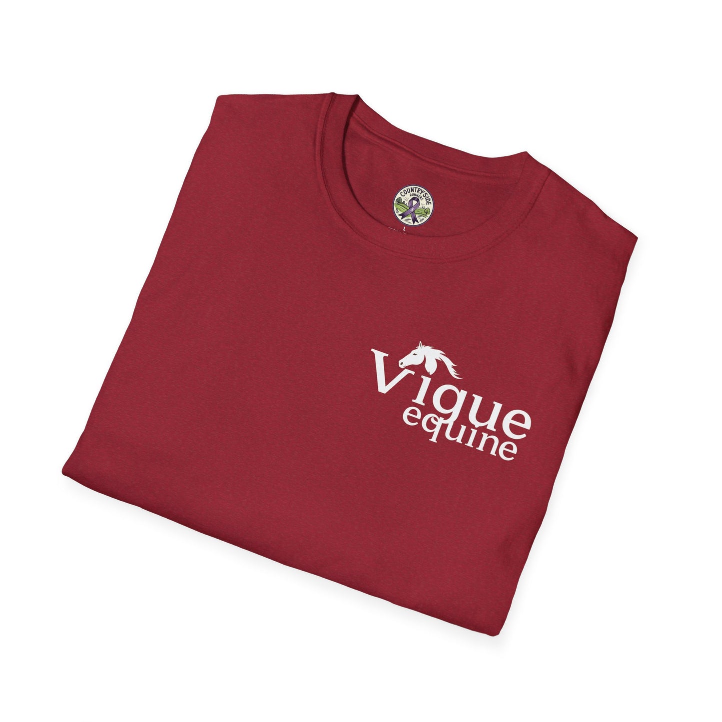 Vigue Equine LLC Merch for Countryside Runners- soft style t-shirt