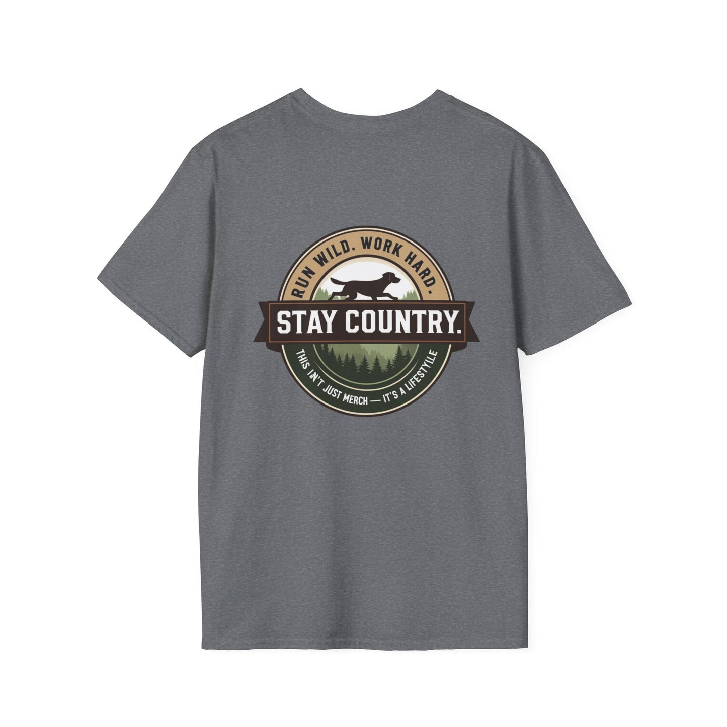 Unisex Country-Themed Graphic Tee, Vintage Runner T-Shirt, Nature Lover Gift, Outdoor Lifestyle Apparel, Gifts for Him/Her
