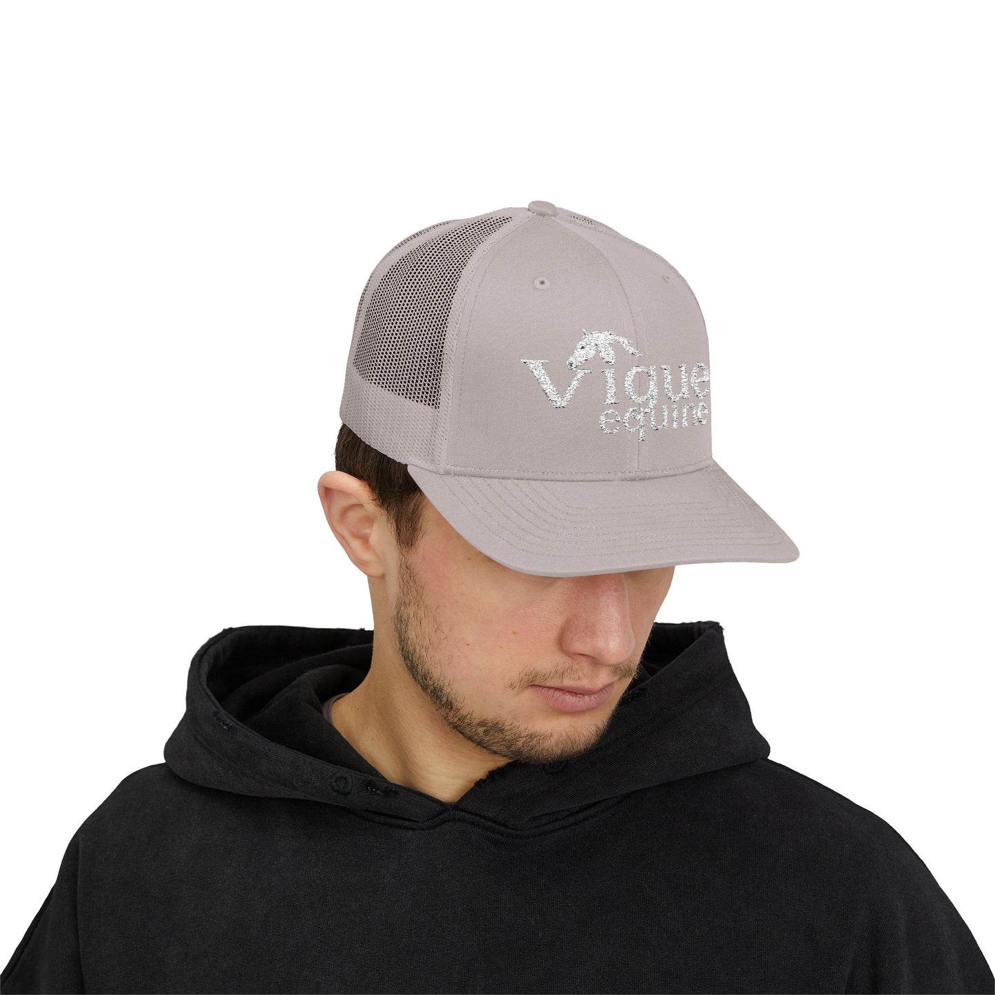 Vigue equine LLC Equestrian Snapback Trucker Cap, Adjustable Horse Rider Hat, Outdoor Sports Cap, Gift for Horse Lovers, Fun Western Style Headwear