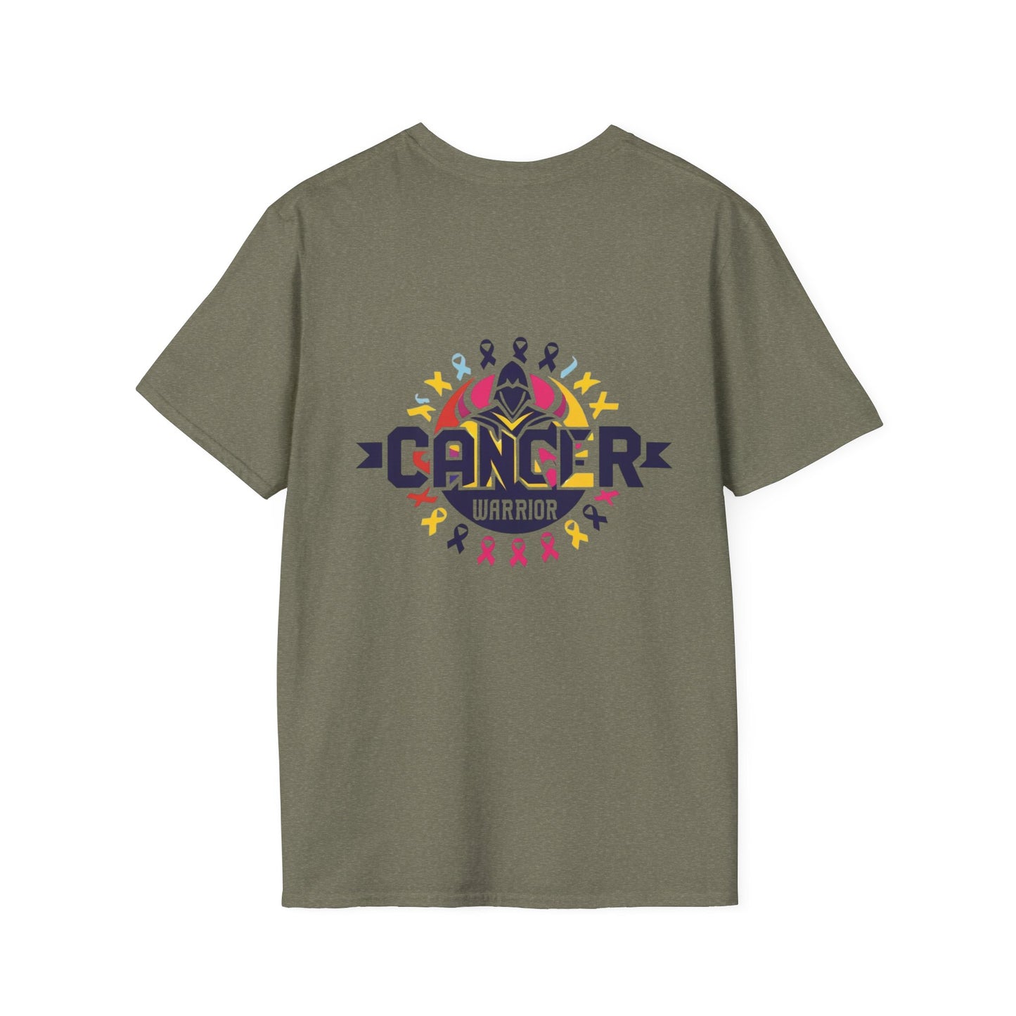 Cancer Warrior Unisex Softstyle T-Shirt, Support Tee, Awareness Shirt, Gift Idea for Cancer Fighters, Inspirational Apparel