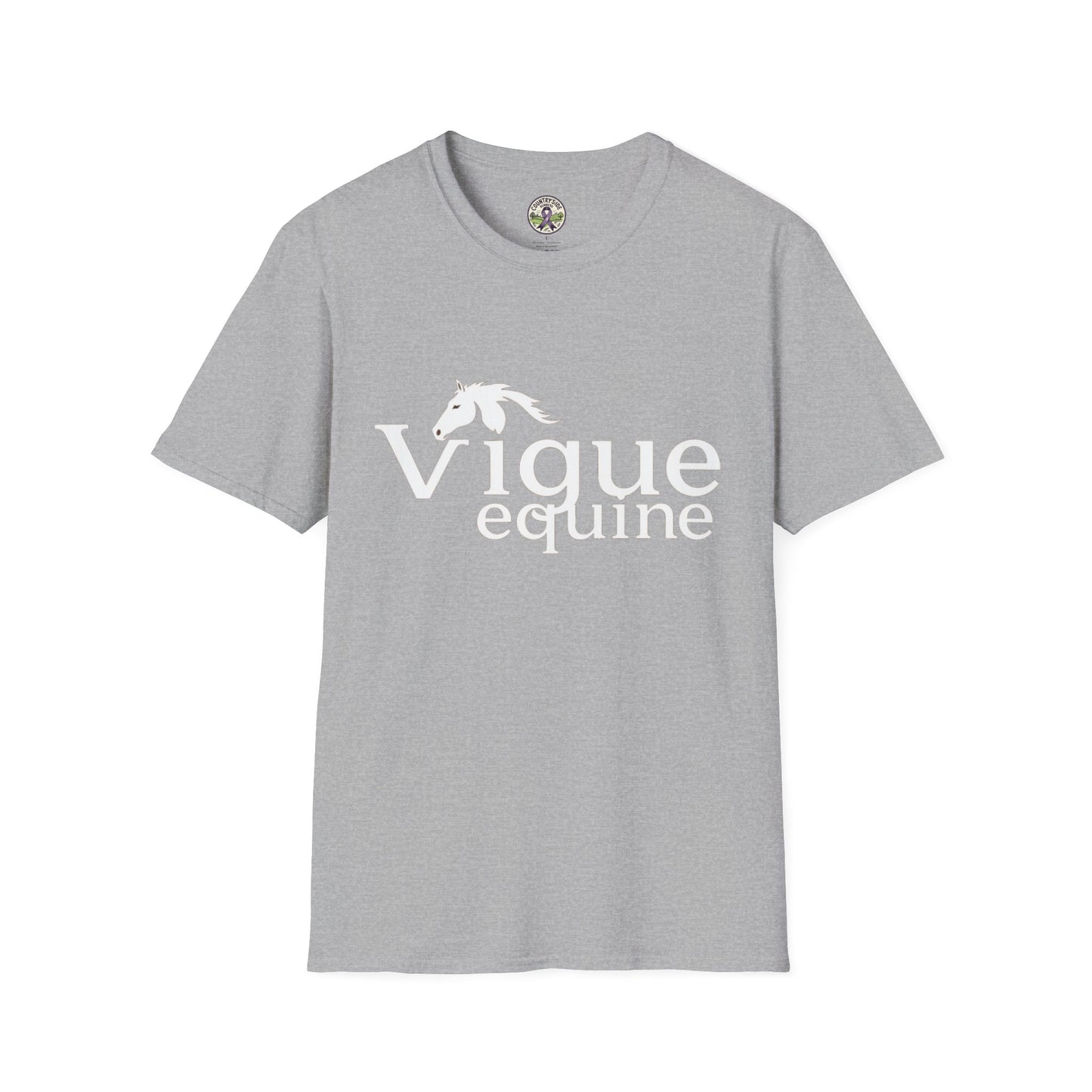 Vigue Equine LLC Merch for Countryside Runners- soft style t-shirt