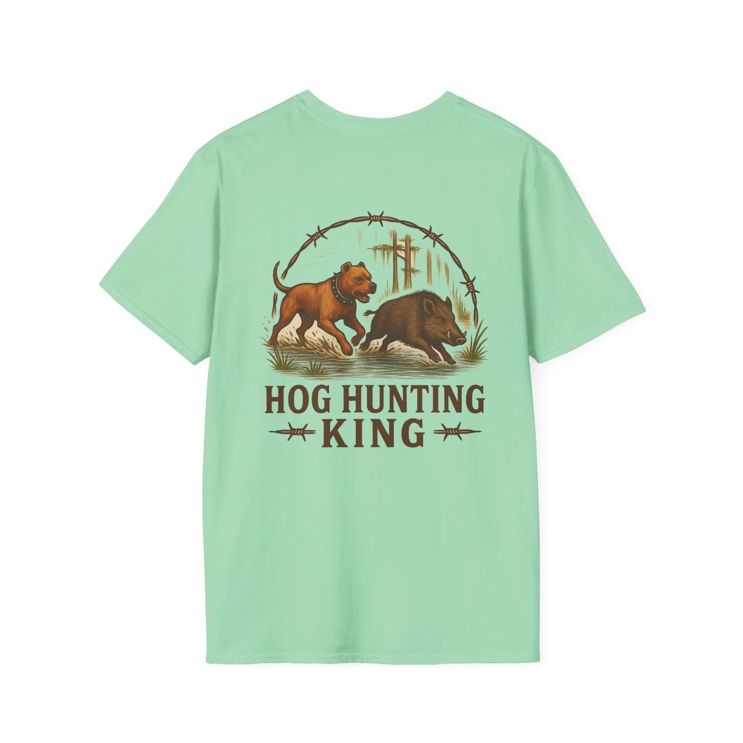 T-Shirt - Hog Hunting King Catch Dog Love