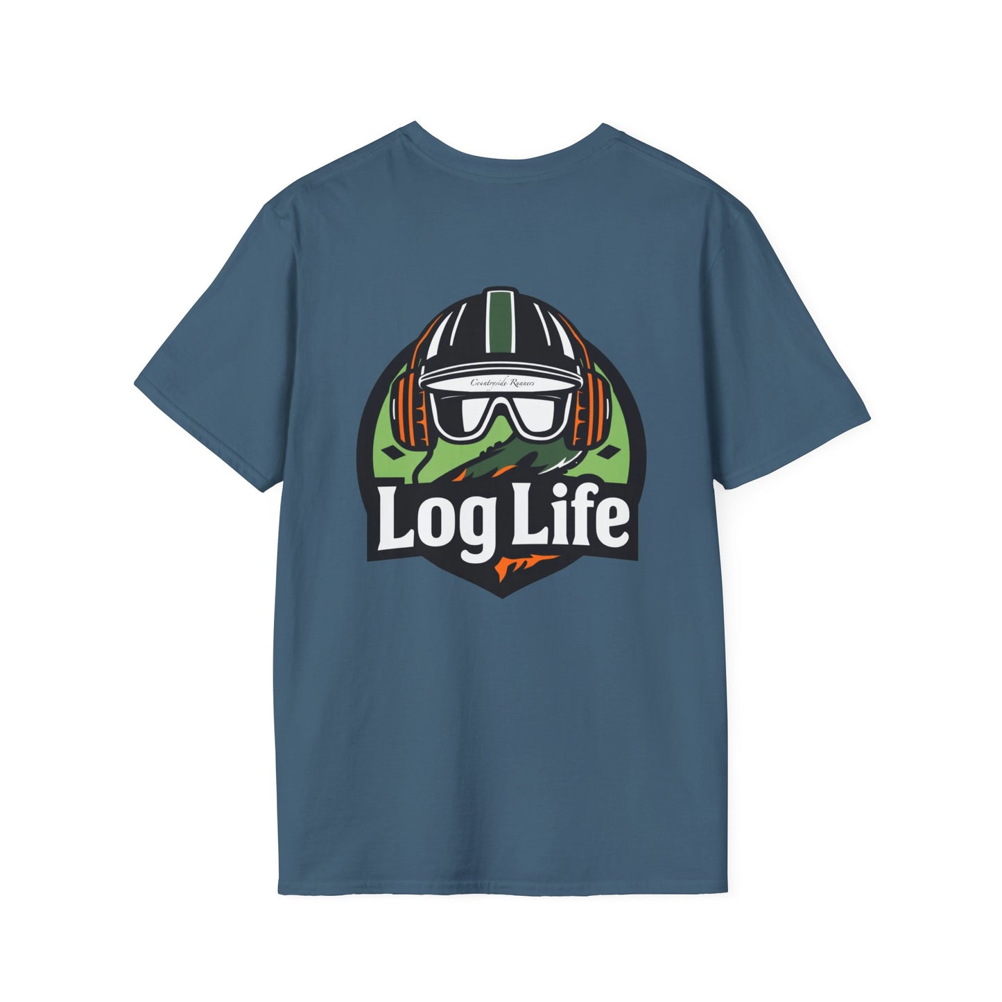 Logging life blue collar built T-Shirt
