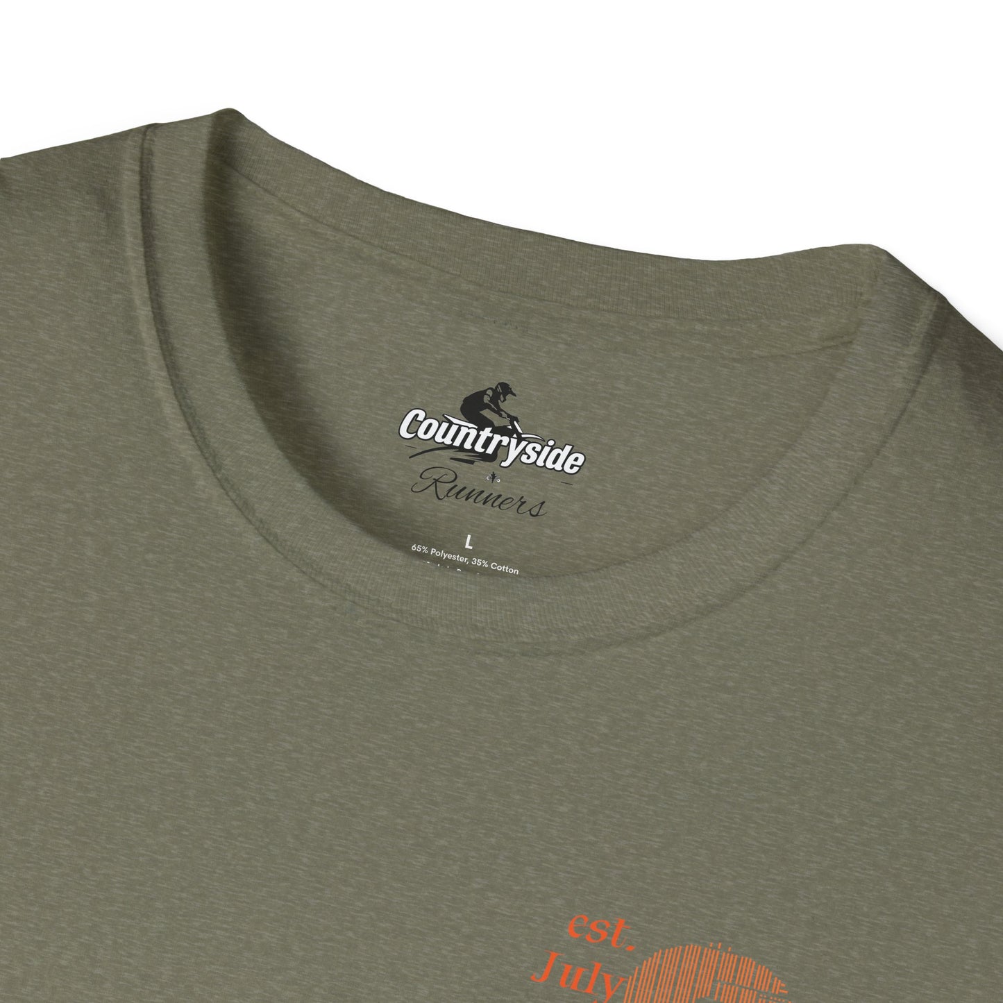We don’t clock out Countryside Runners brand T-shirt