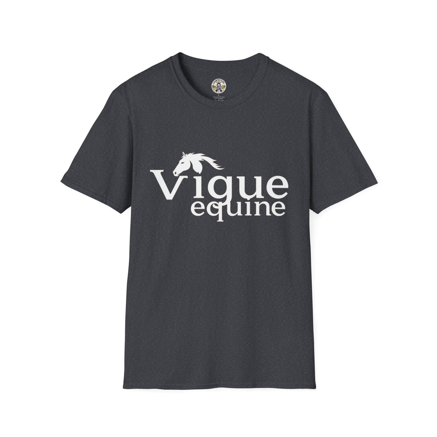 Vigue Equine LLC Merch for Countryside Runners- soft style t-shirt