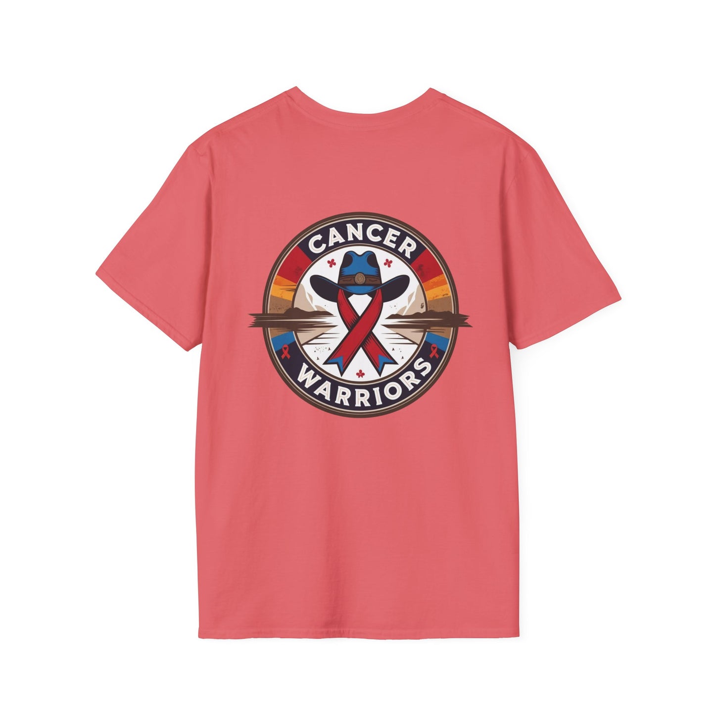 Cancer Warriors Unisex T-Shirt | Softstyle Tee for Support & Awareness, Gift for Fighters, Survivors, Fundraisers, Motivational Wear