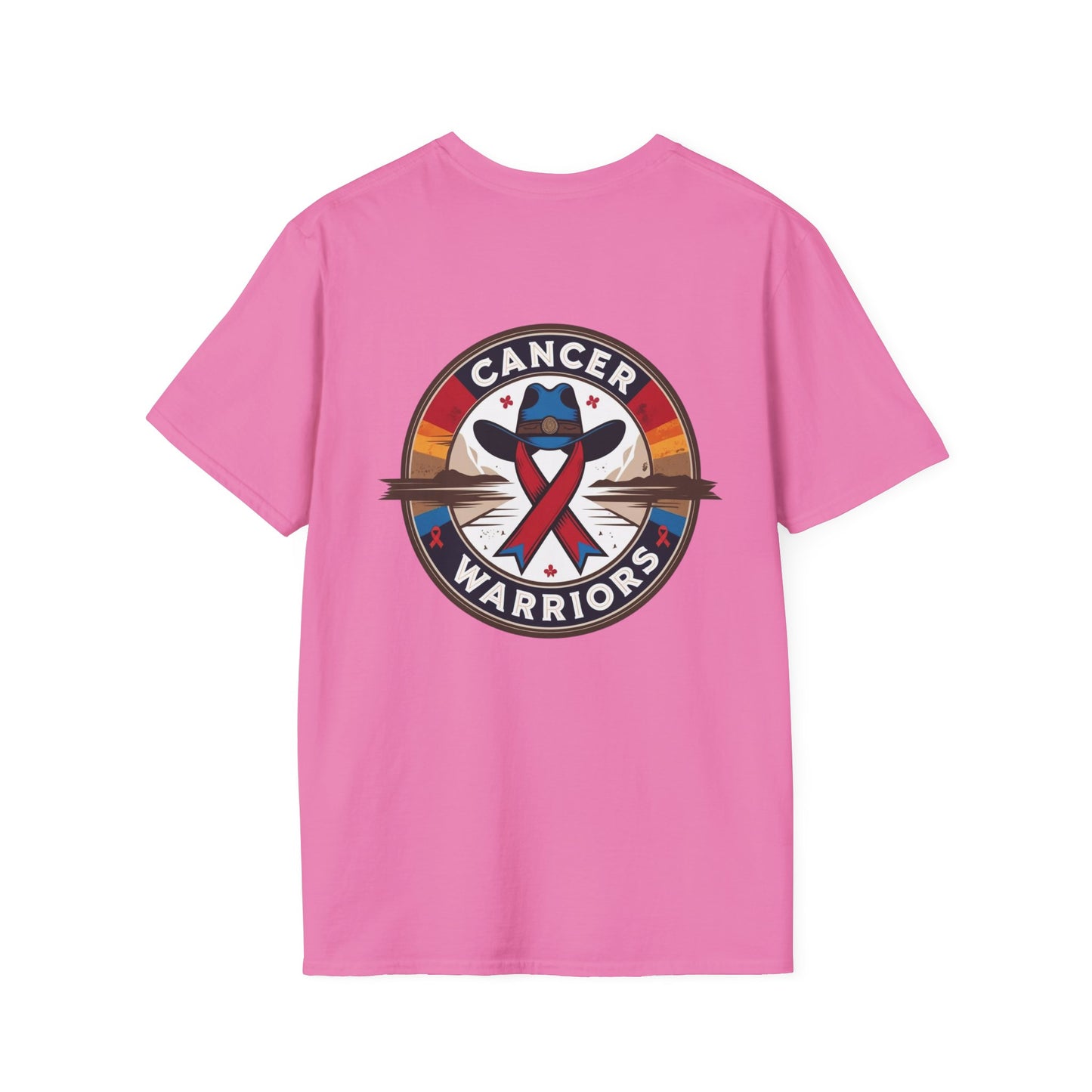 Cancer Warriors Unisex T-Shirt | Softstyle Tee for Support & Awareness, Gift for Fighters, Survivors, Fundraisers, Motivational Wear