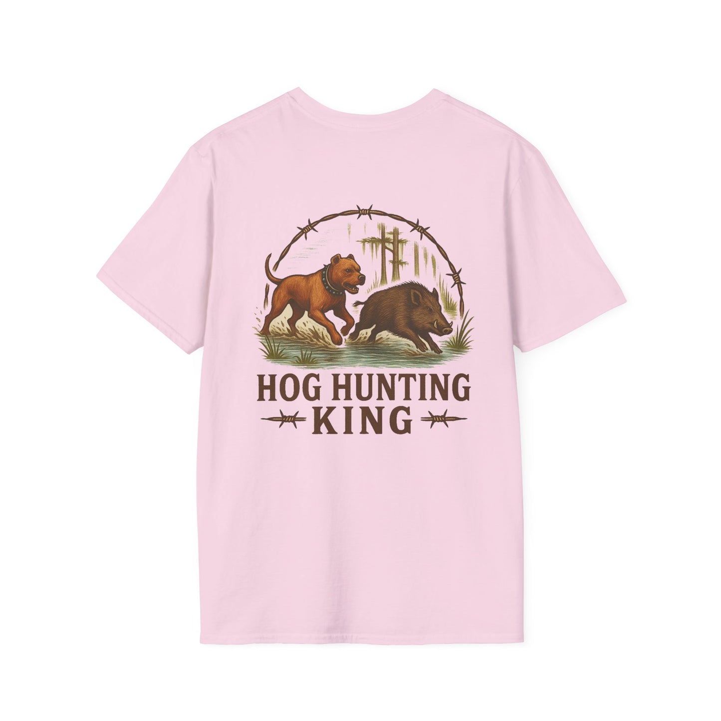T-Shirt - Hog Hunting King Catch Dog Love