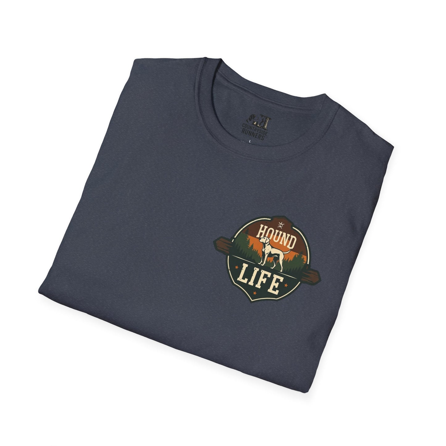 Countryside Runners Unisex Softstyle T-Shirt | Dog Lover Gift, Outdoor Activity Tee, Casual Wear, Pet Enthusiast Shirt, Nature Lover Apparel