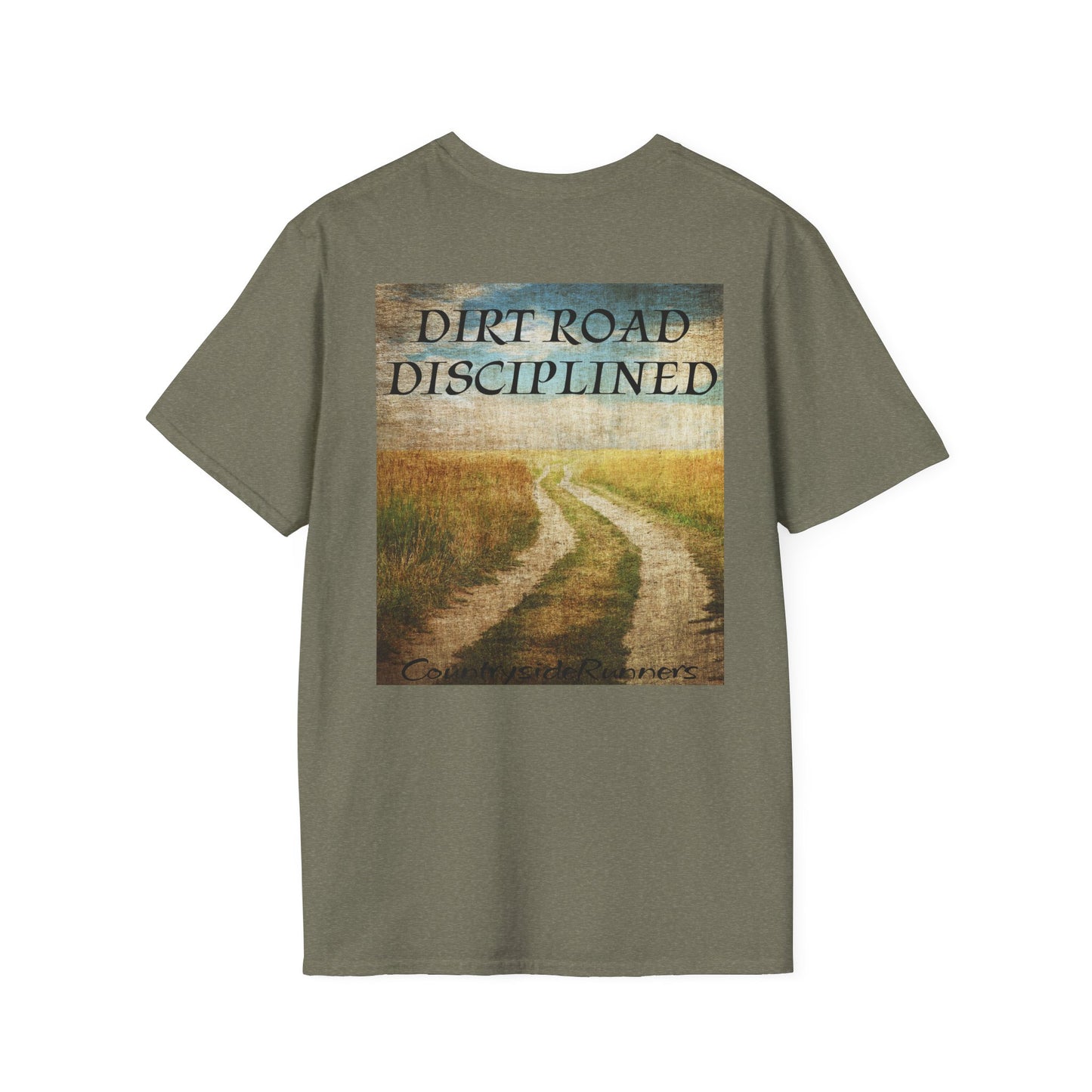 Dirt Road Disciplined Countryside Runners brand T-shirt