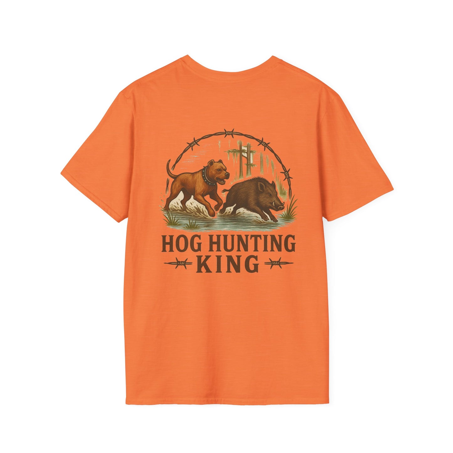 T-Shirt - Hog Hunting King Catch Dog Love