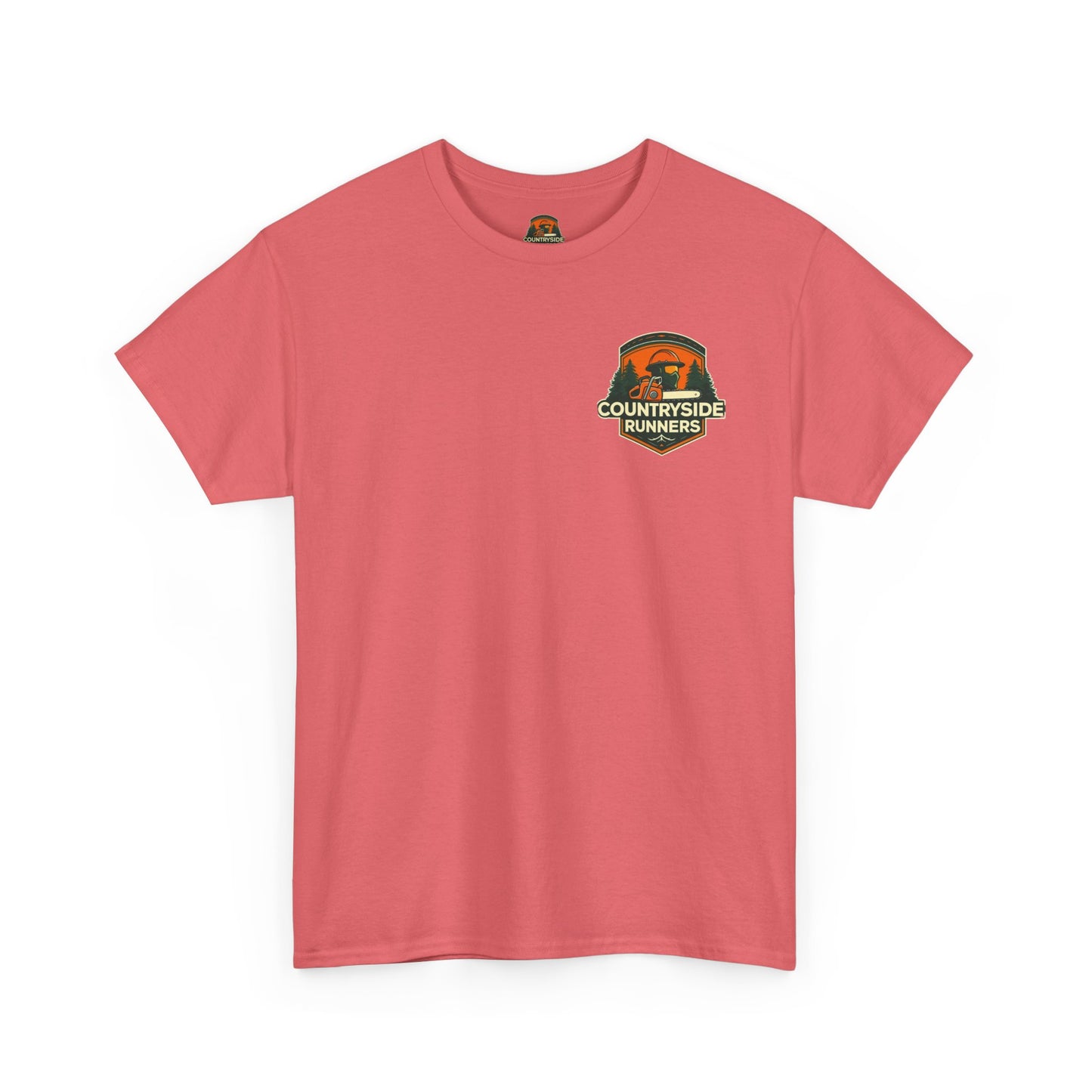 Blue collar line- Timber Tech Unisex Heavy Cotton Tee - Casual Nature Shirt, Outdoor Adventure Tee, Gifts for Forest Lovers, Eco-Friendly Apparel, Summer Wear