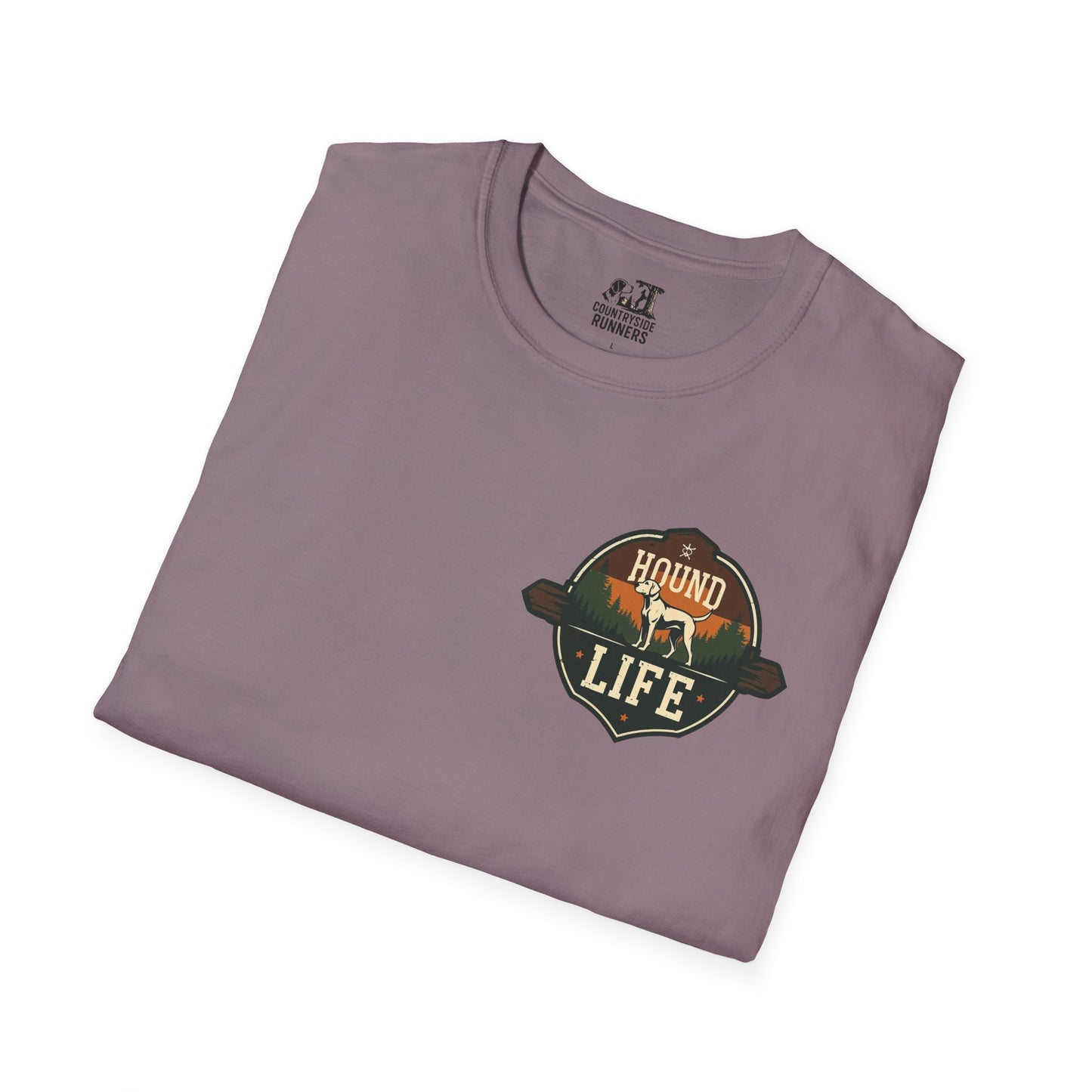 Countryside Runners Unisex Softstyle T-Shirt | Dog Lover Gift, Outdoor Activity Tee, Casual Wear, Pet Enthusiast Shirt, Nature Lover Apparel