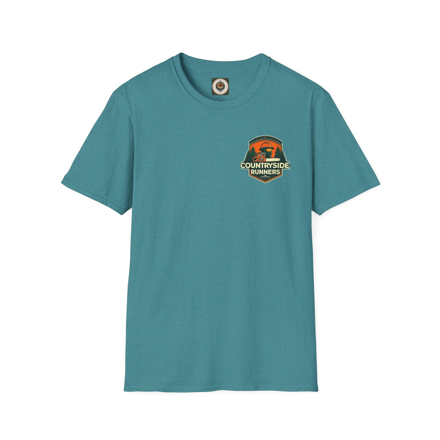 Blue Collar Built Unisex Softstyle T-Shirt - Live Loud Cut Proud Design