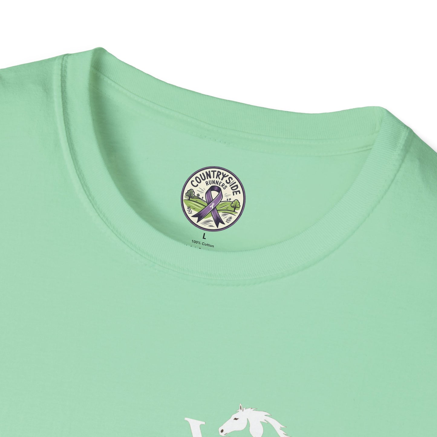 Vigue Equine LLC Merch for Countryside Runners- soft style t-shirt