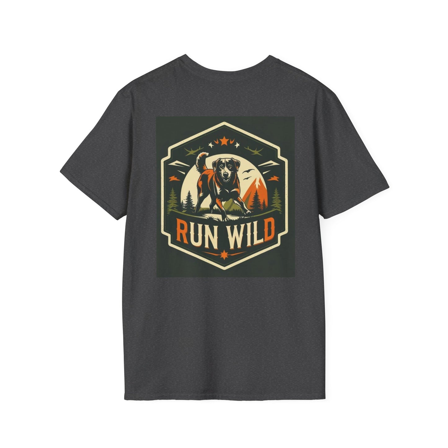 Wild Spirit Unisex T-Shirt - Perfect for Outdoor Lovers, Animal Enthusiasts, Gifts for Nature Lovers, Run Wild Tee, Adventure Apparel