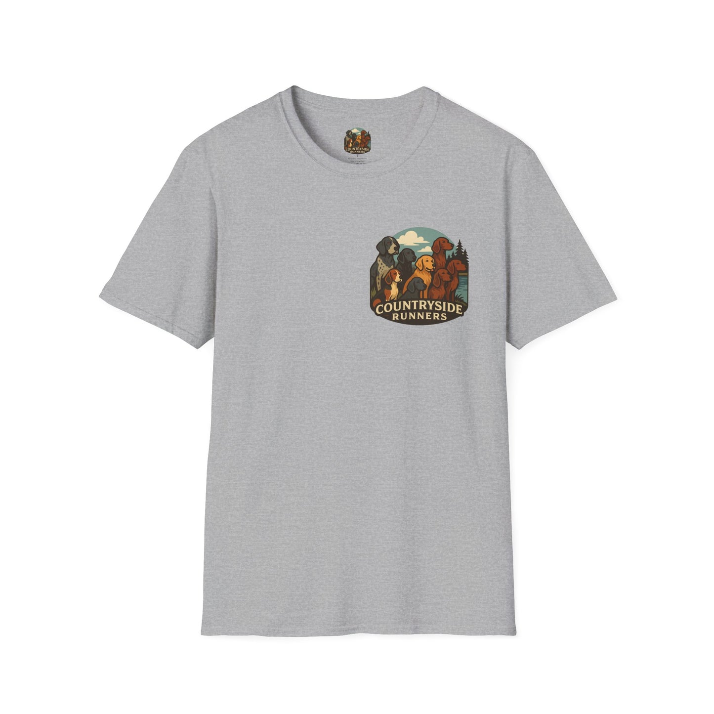 Dog Runners T-Shirt, Perfect Gift for Hunters, Outdoor Enthusiasts, Casual Wear, Wildlife Lovers, Adventure Apparel