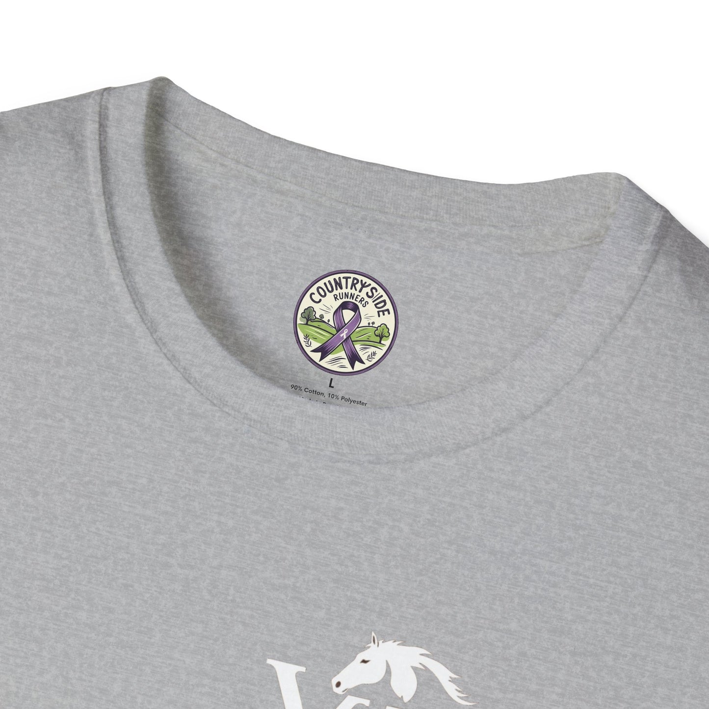 Vigue Equine LLC Merch for Countryside Runners- soft style t-shirt