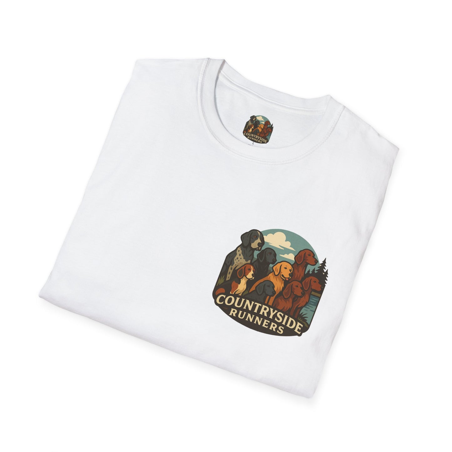 Dog Runners T-Shirt, Perfect Gift for Hunters, Outdoor Enthusiasts, Casual Wear, Wildlife Lovers, Adventure Apparel