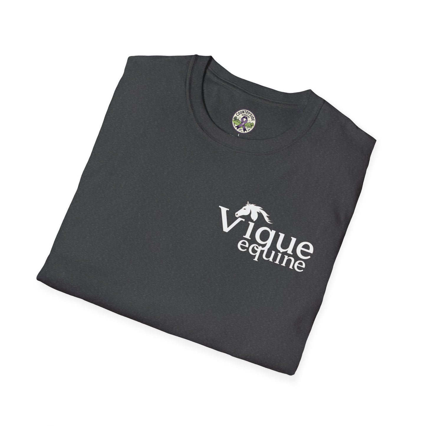 Vigue Equine LLC Merch for Countryside Runners- soft style t-shirt
